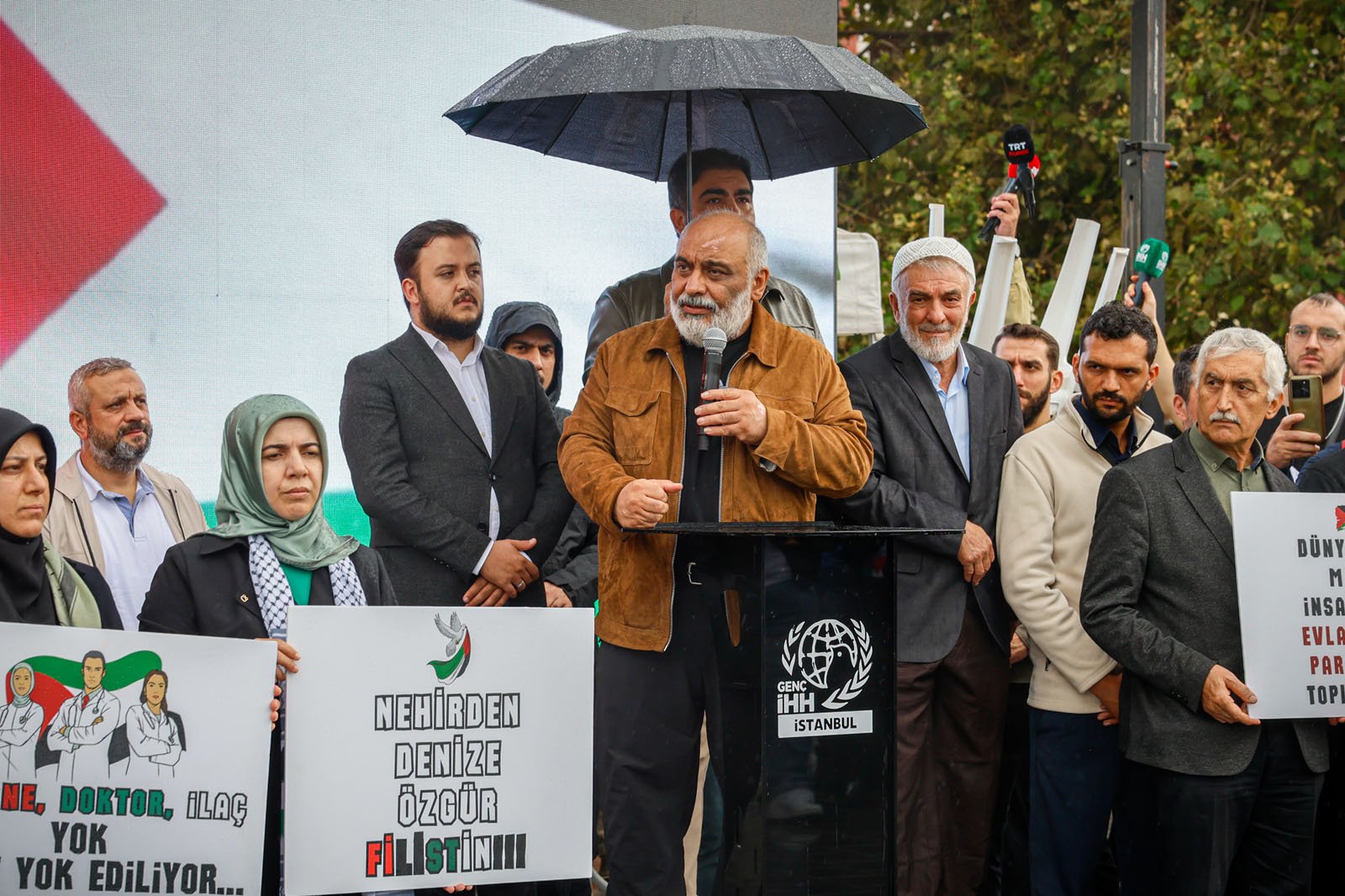 Gazze İçin Nöbet Tutan Vatandaşlar