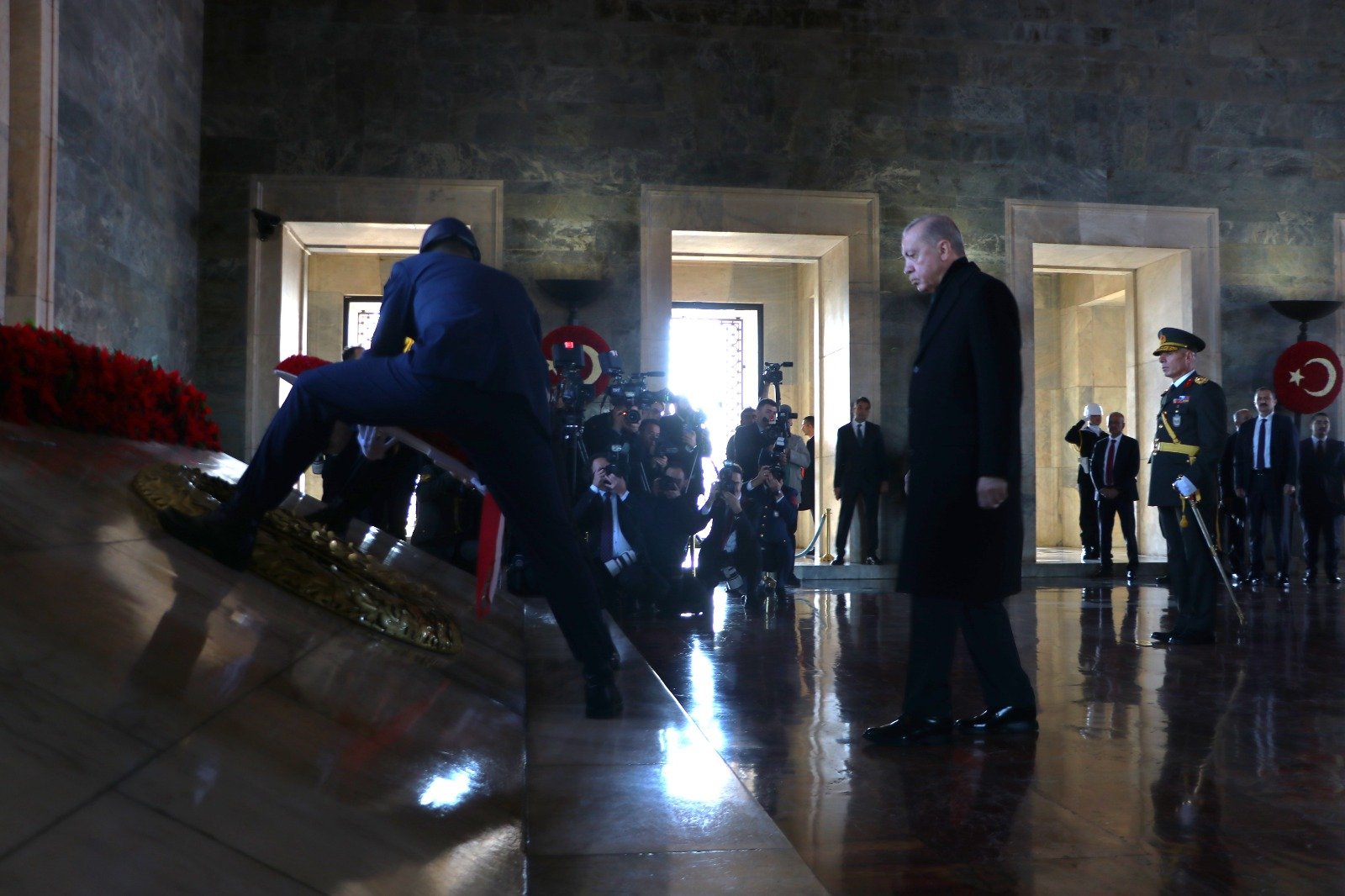 Anıtkabir çelenk töreni