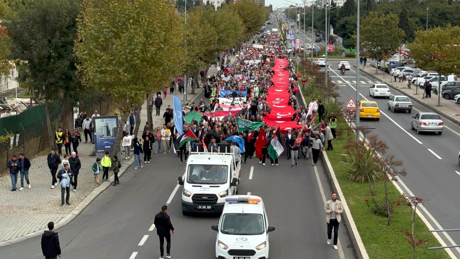 Çorlu Gazze Yürüyüşü