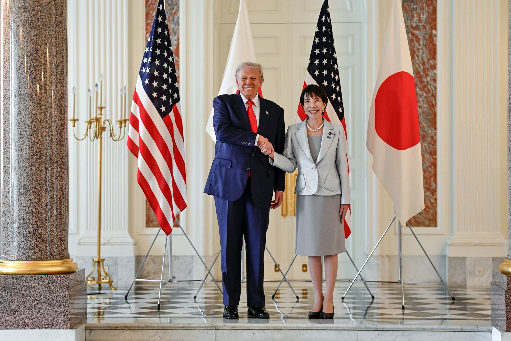 Donald Trump Sanae Takaichi görüşme
