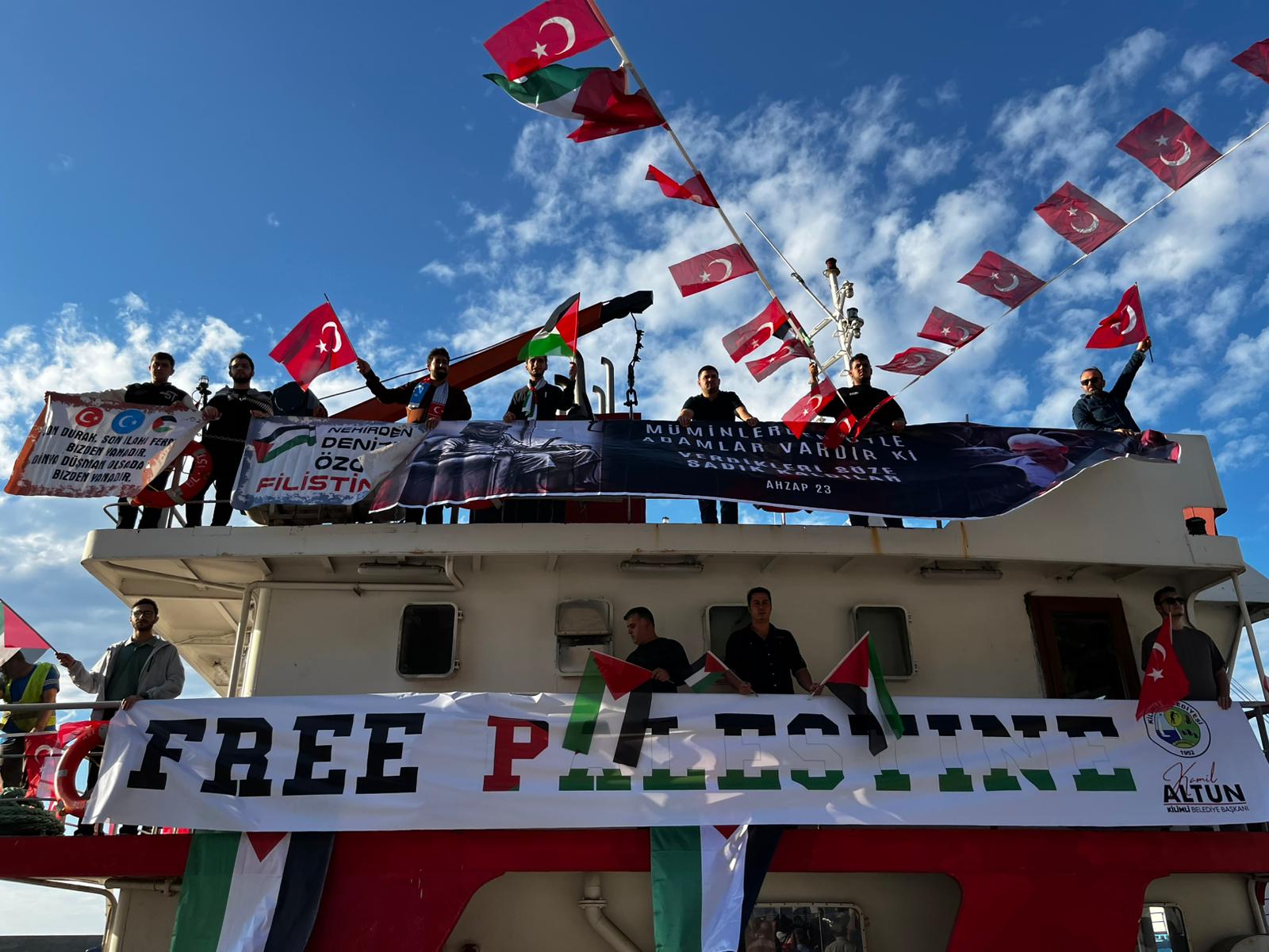 Zonguldak İsrail protestosu Sumud Filosu
