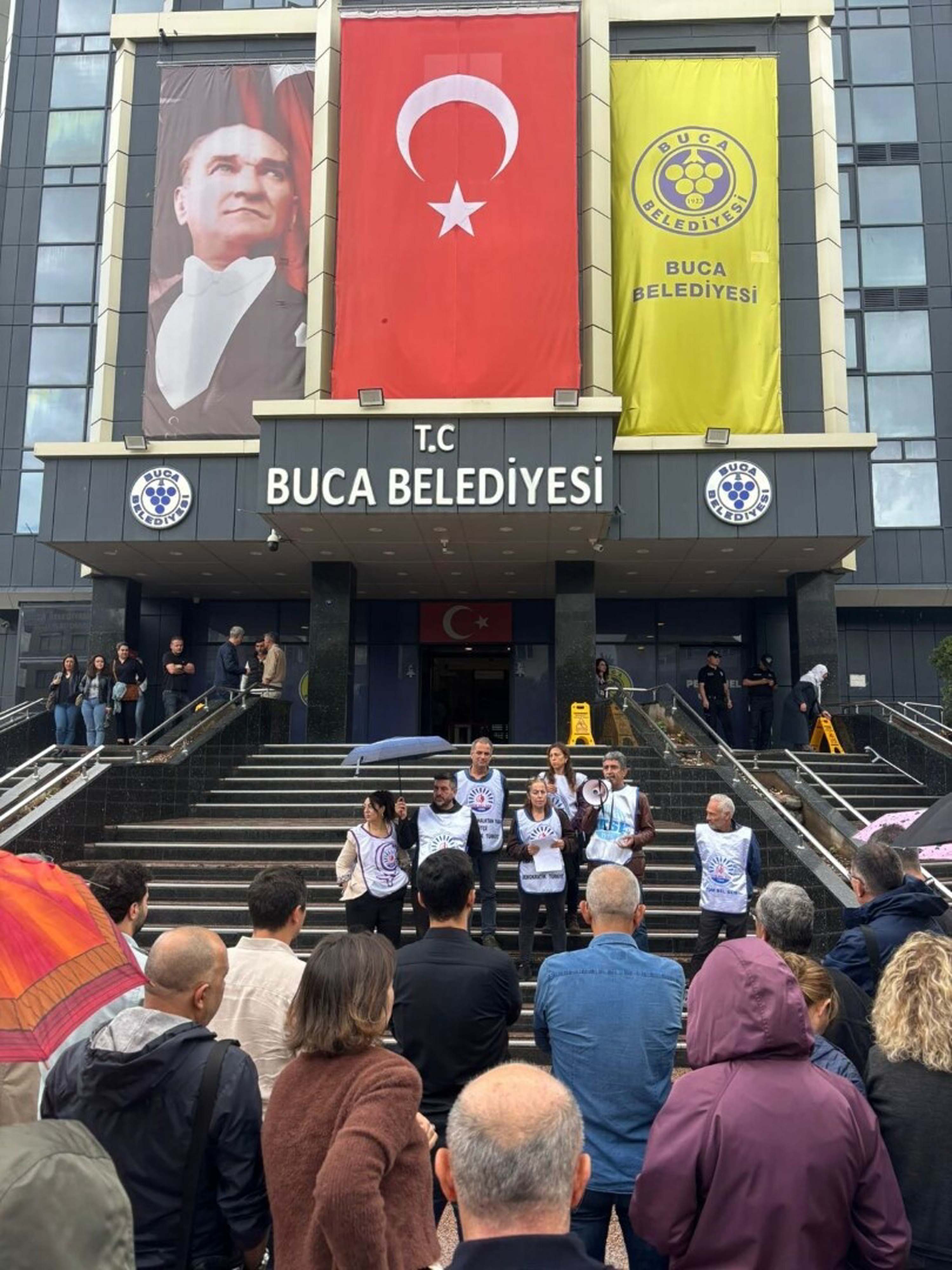Buca Belediyesi iş bırakma eylemi