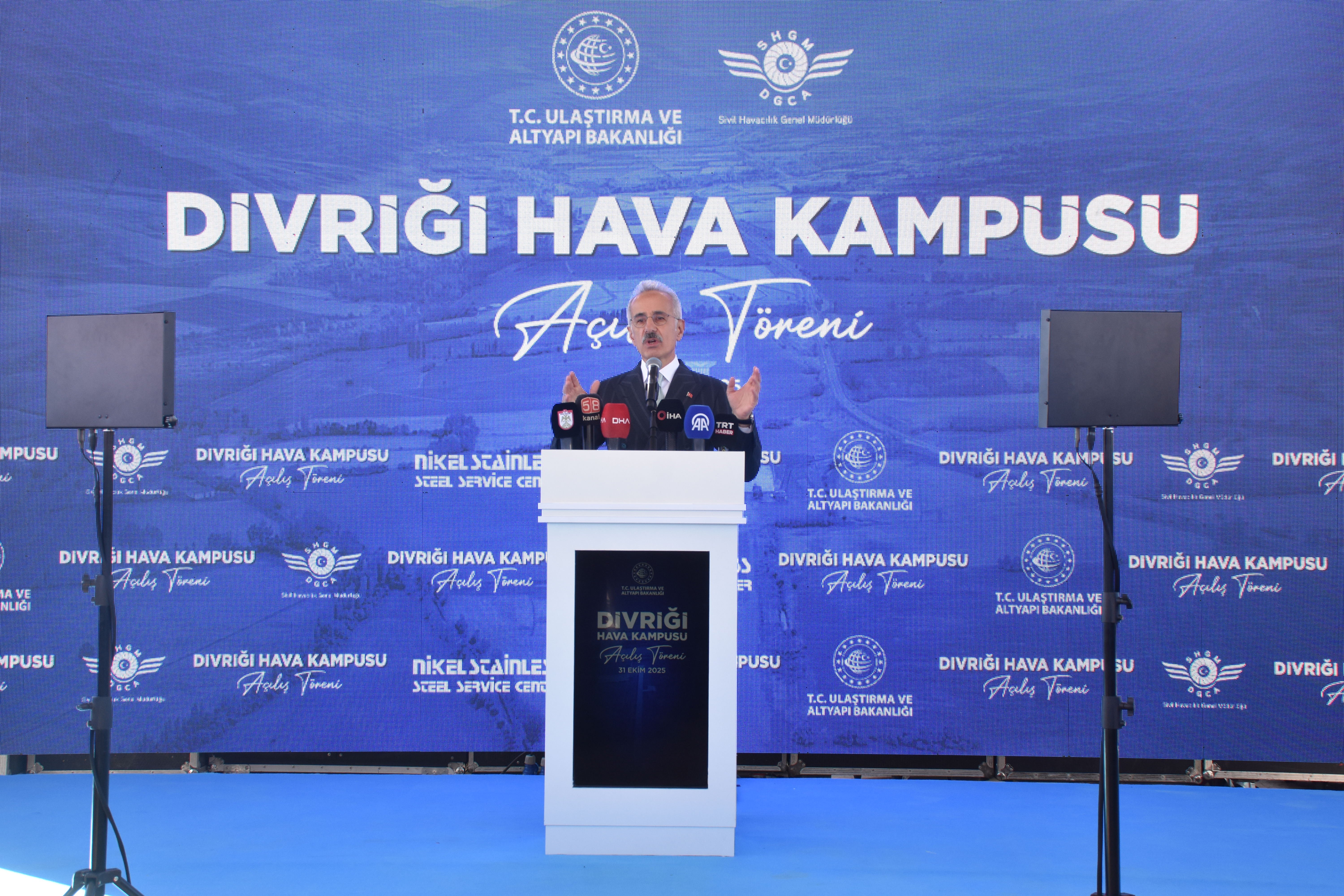 Divriği Hava Kampüsü açılış töreni