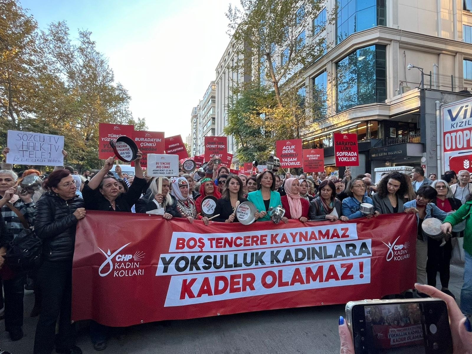 CHP Kadın Kolları Ankara Eylemi