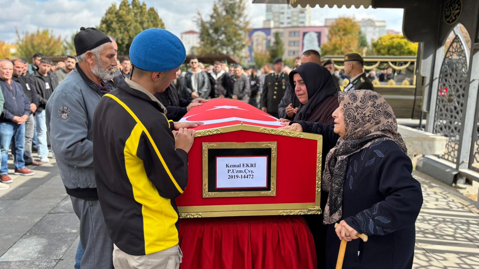 Uzman Çavuş Kemal Ekri cenaze töreni