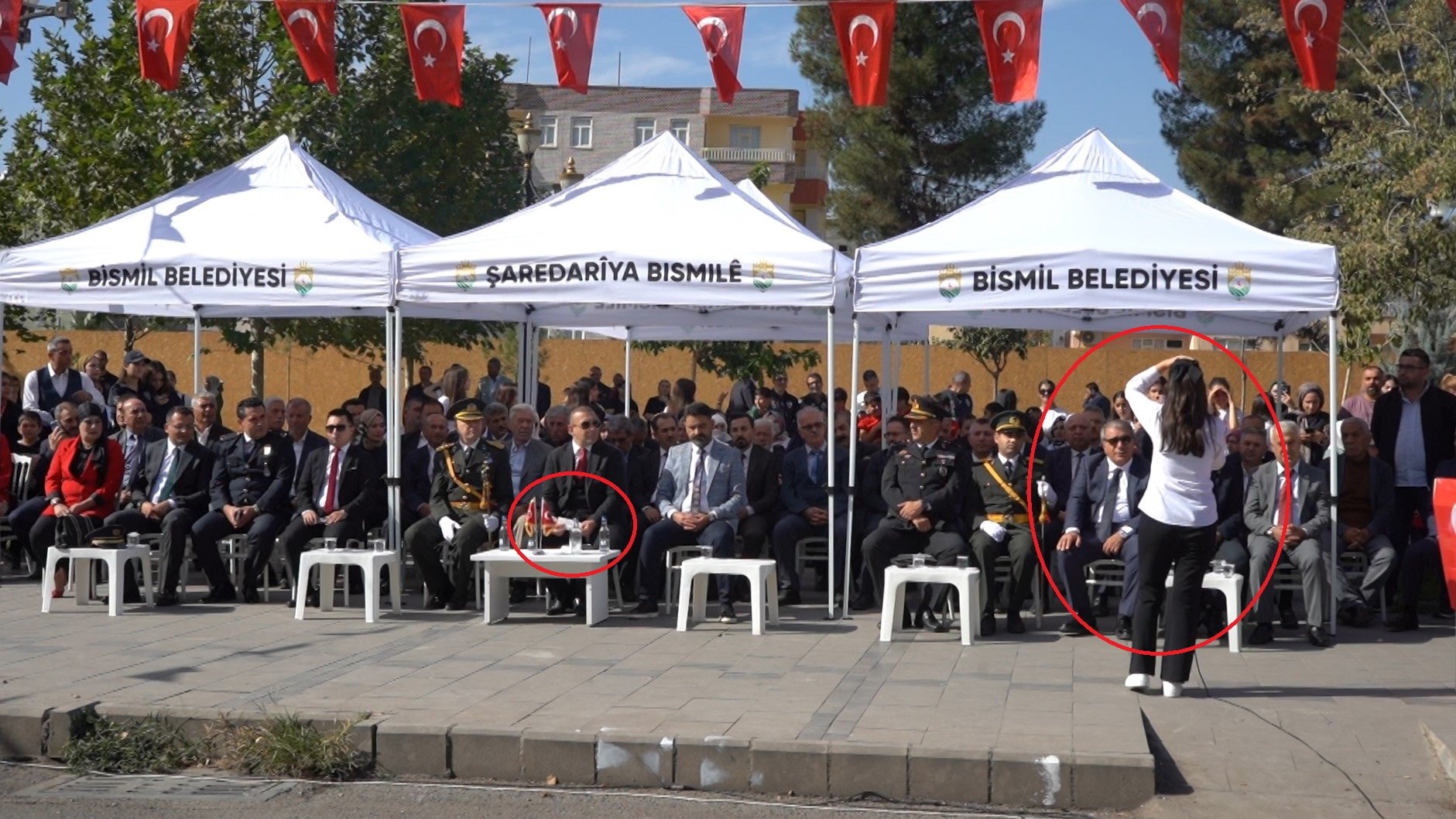 Kaymakam öğrenci teselli anı