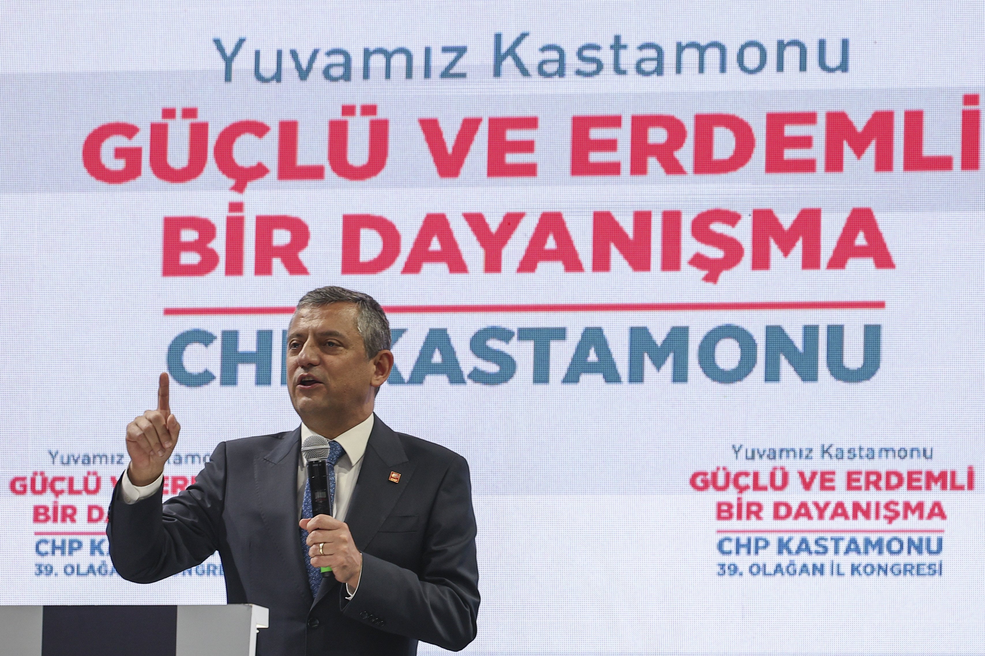 Özgür Özel CHP Kastamonu Kongresi