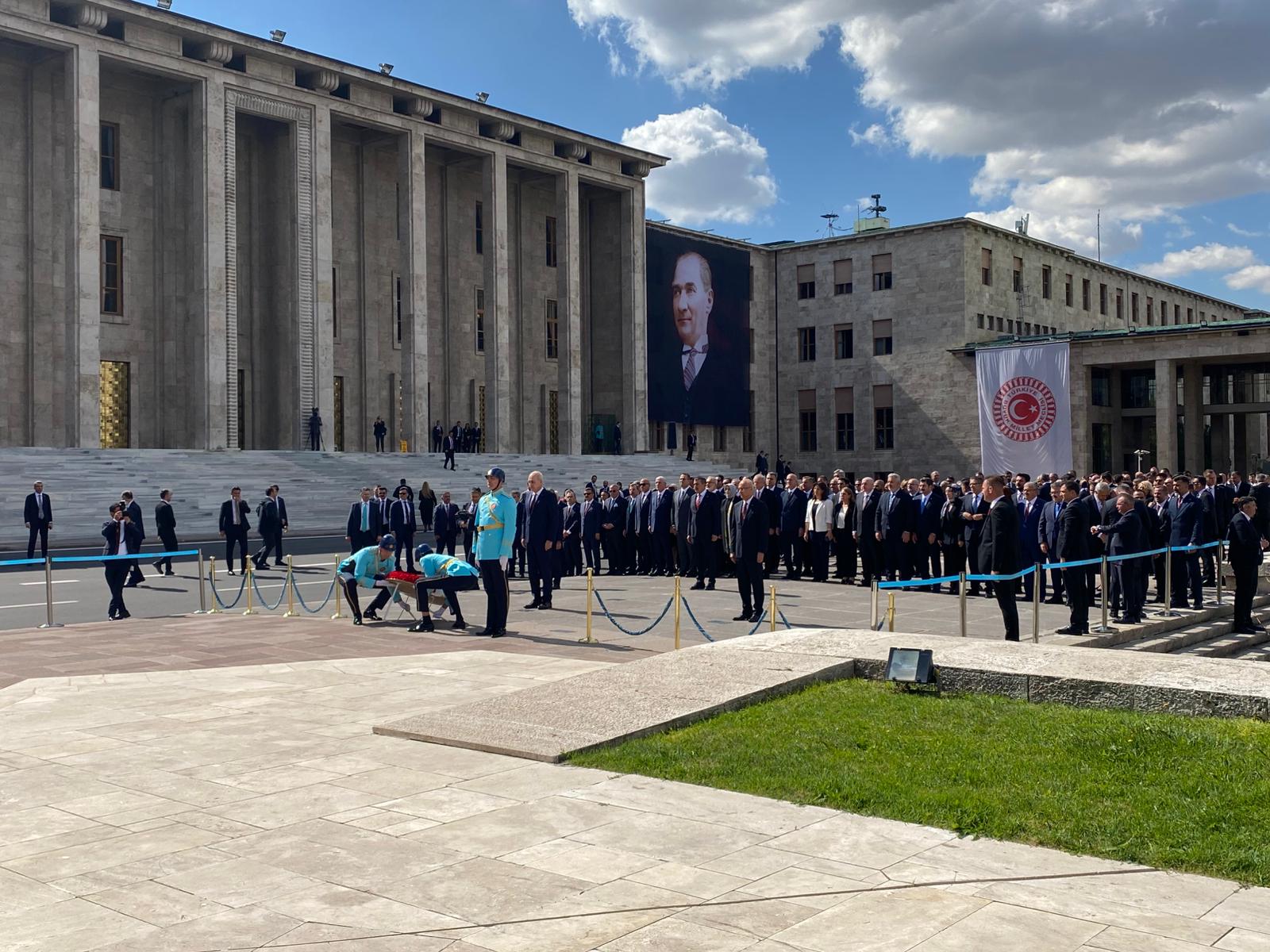 TBMM yeni yasama yılı İstiklal Marşı töreni