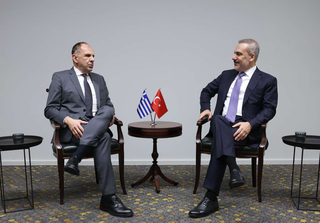Hakan Fidan Yunanistan Dışişleri Bakanı Gerapetritis Lüksemburg görüşme