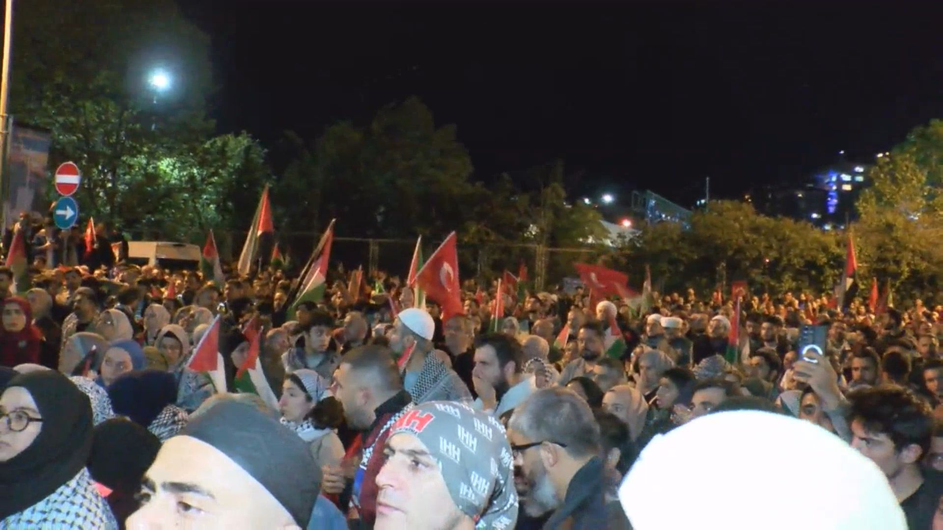 İsrail Konsolosluğu Önünde Eylem