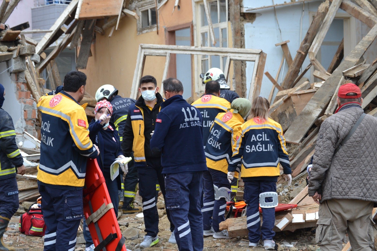 Kastamonu Deprem Tatbikatı AFAD Ekipleri