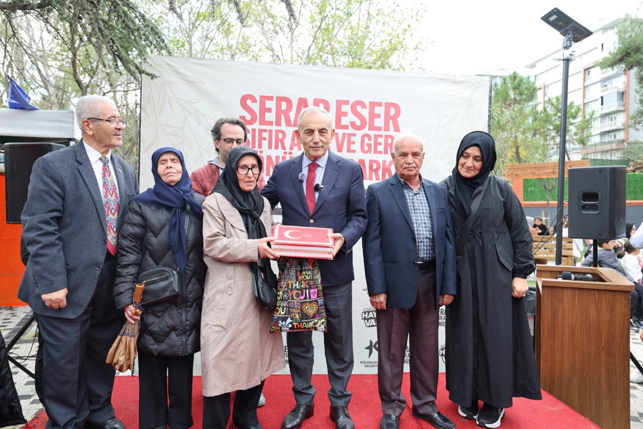 Serap Eser Parkı açılış töreni