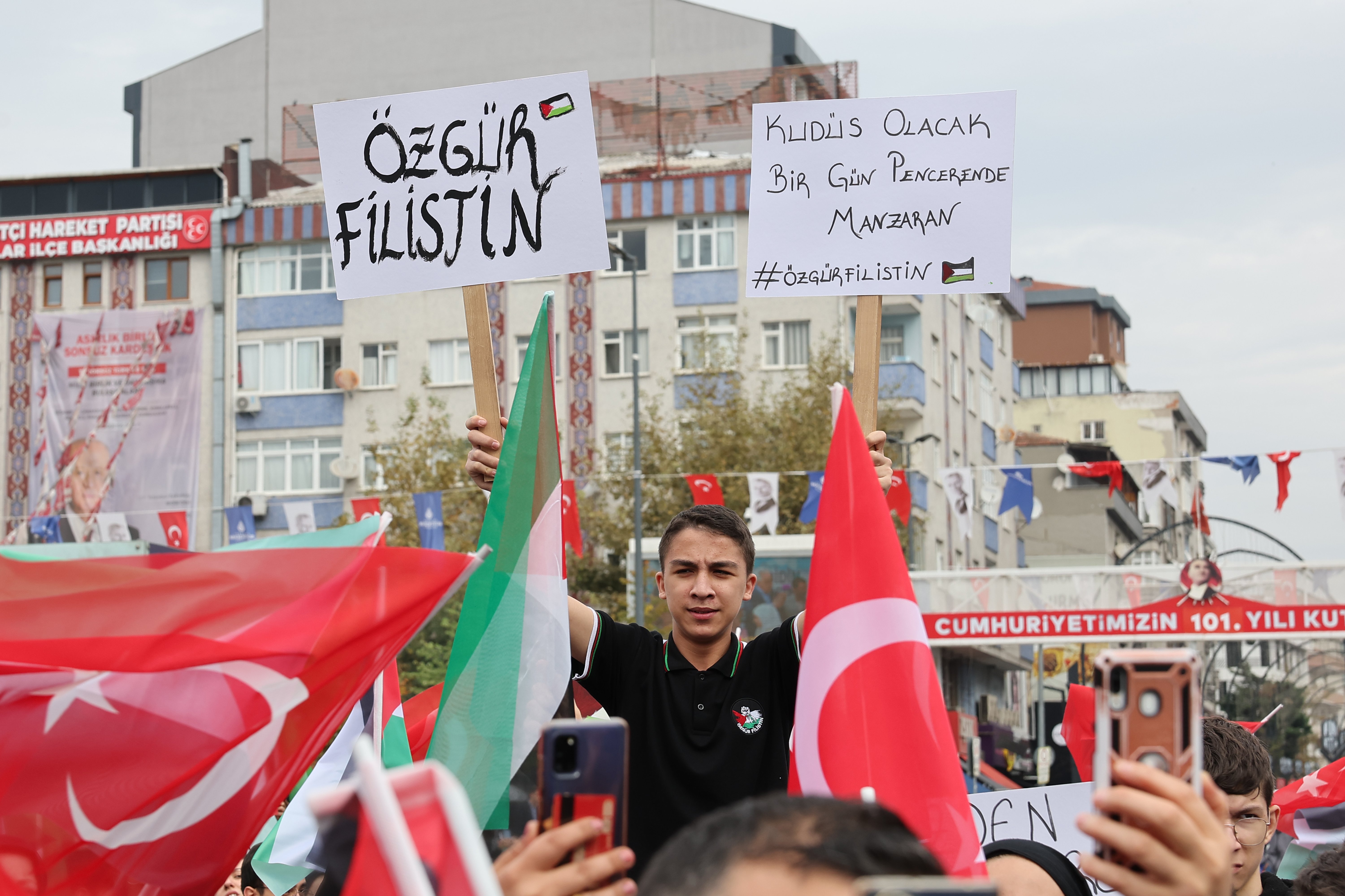 Filistin Yürüyüşü Katılımcılar