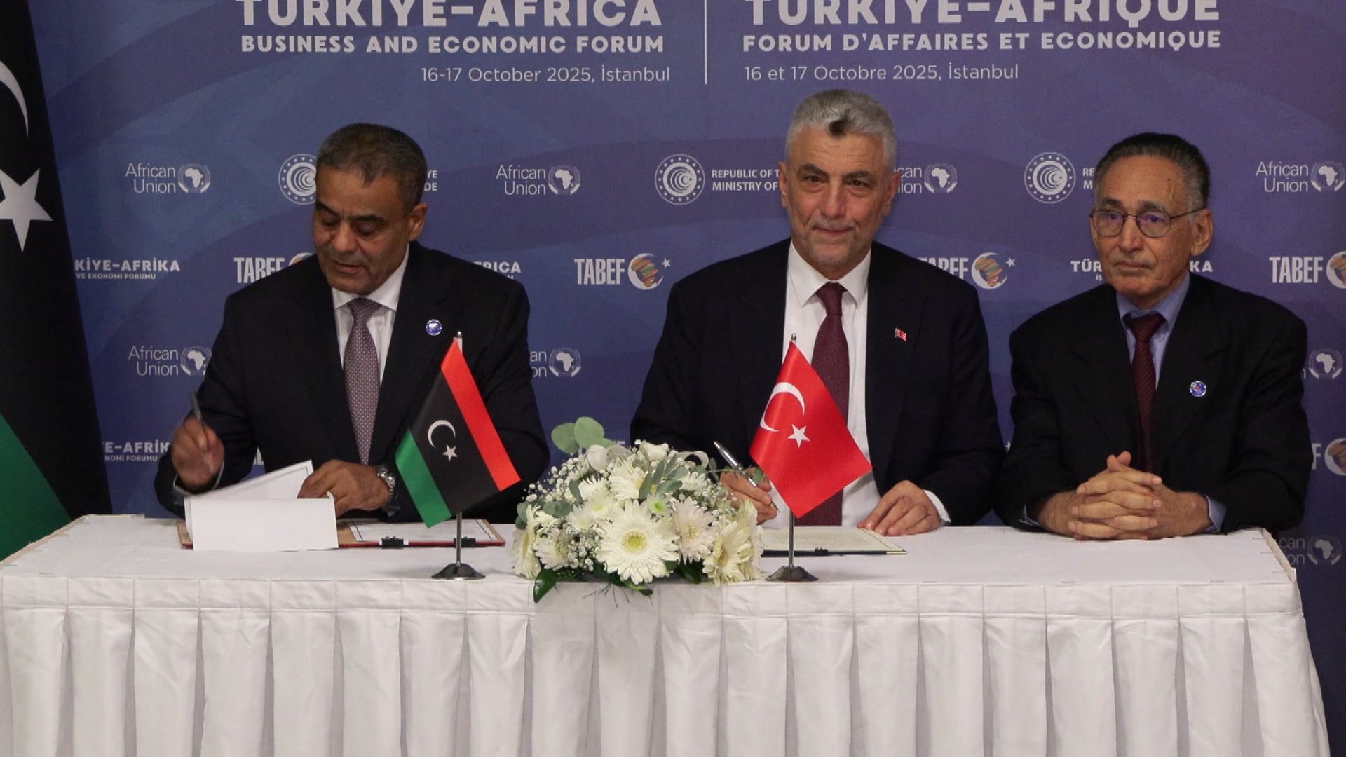 Libya Mutabakat Zaptı İmza Töreni