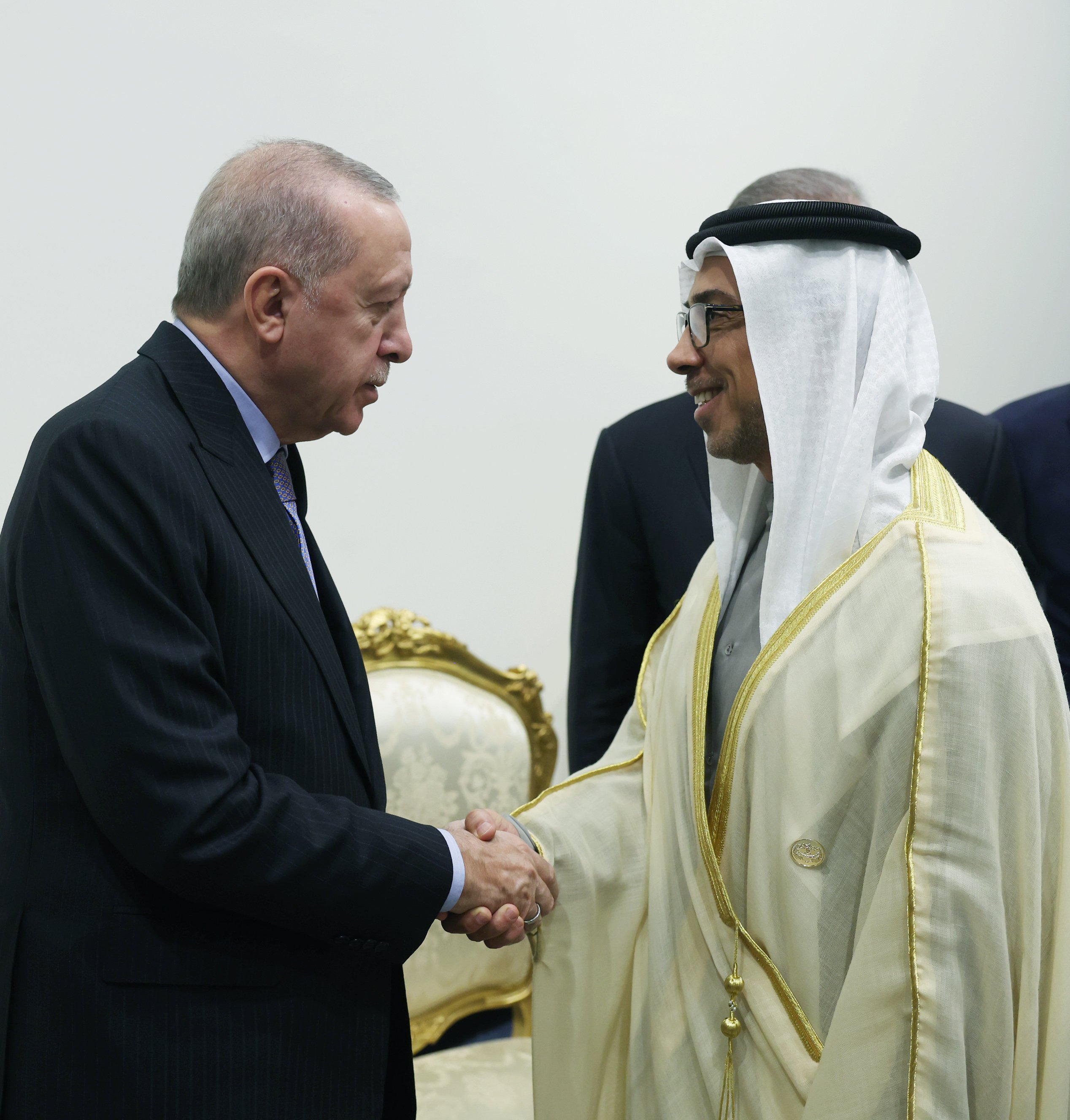 Cumhurbaşkanı Erdoğan BAE görüşmesi