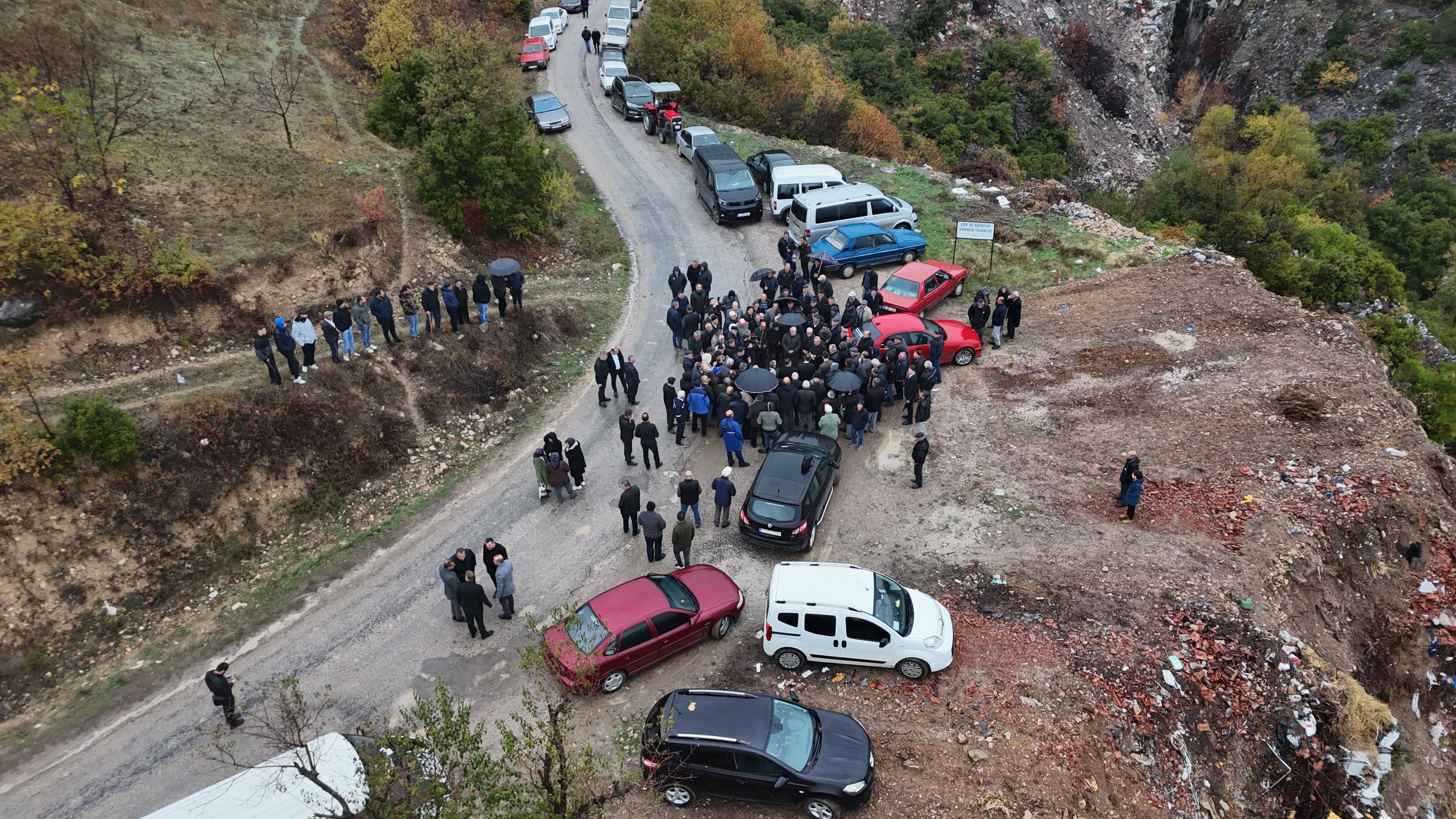 Taş ocağı protestosu