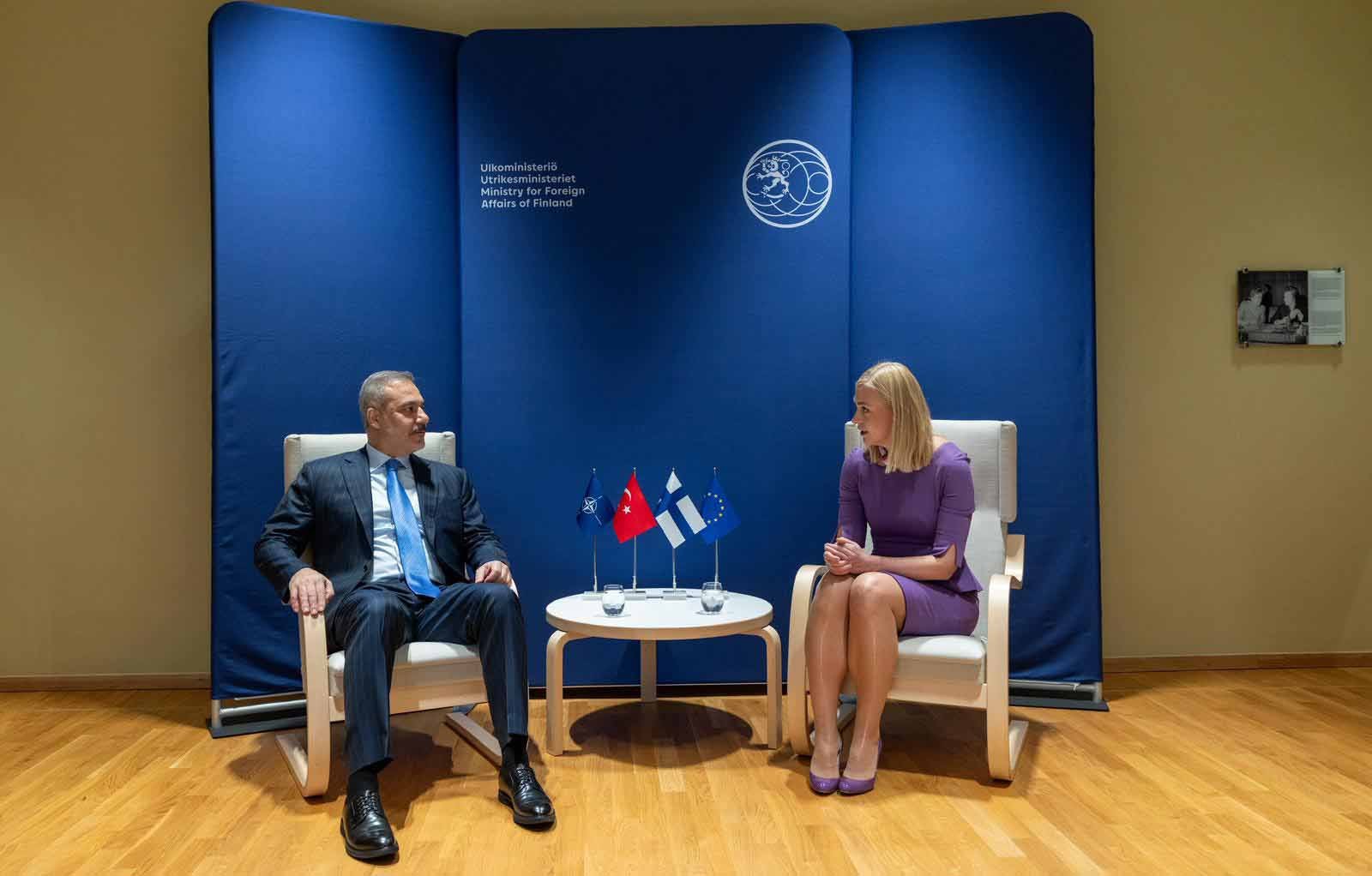 Hakan Fidan Elina Valtonen diplomatik görüşme
