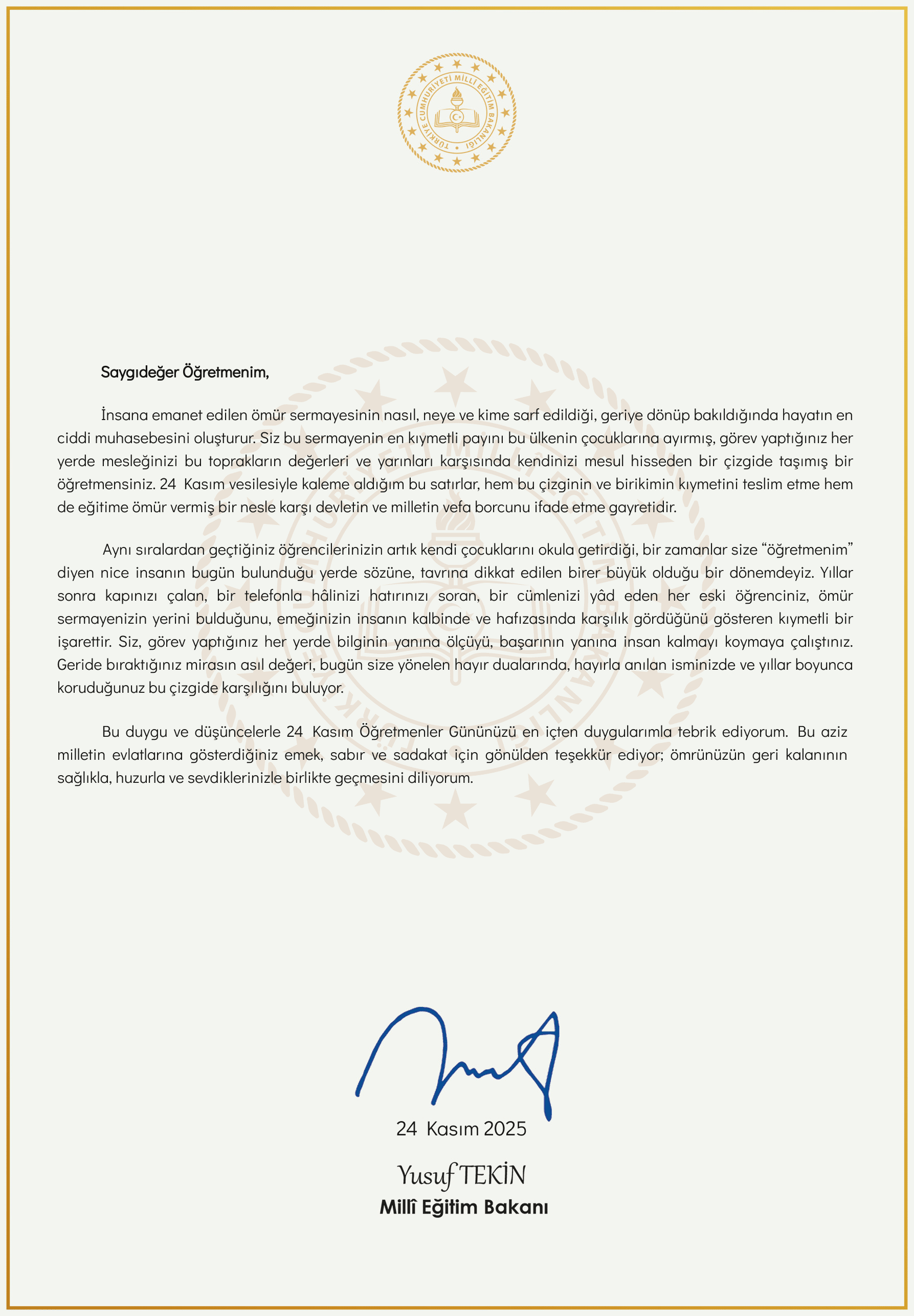 Öğretmenler Günü