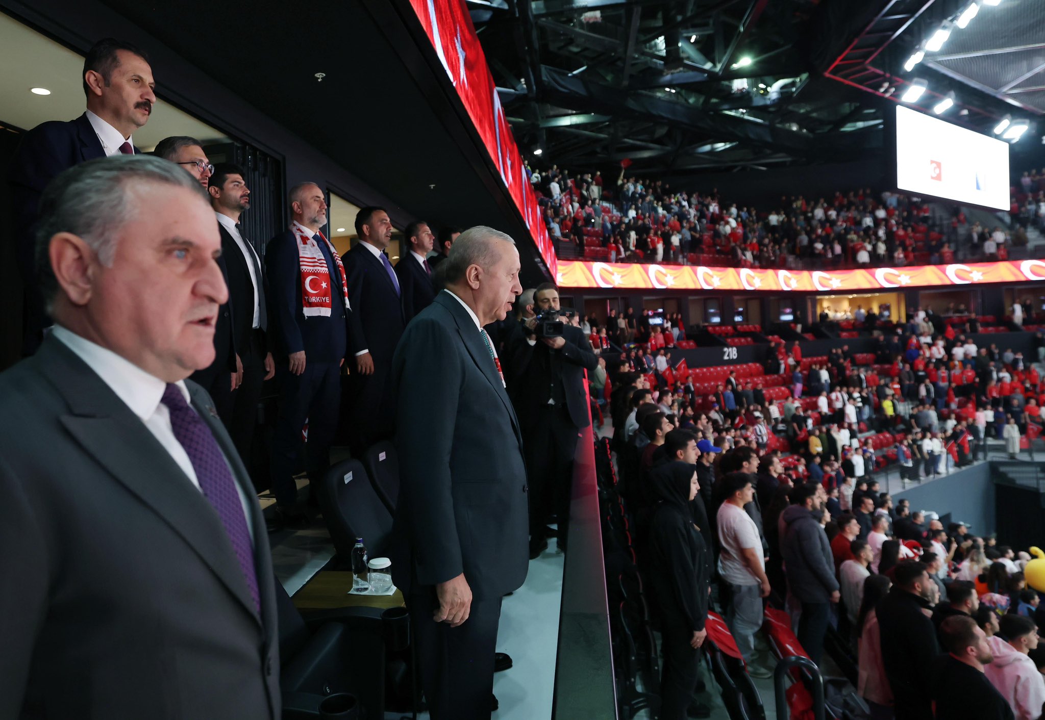 Cumhurbaşkanı Erdoğan basketbol maçı