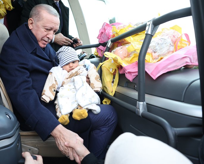Cumhurbaşkanı Erdoğan Deprem Bölgesi