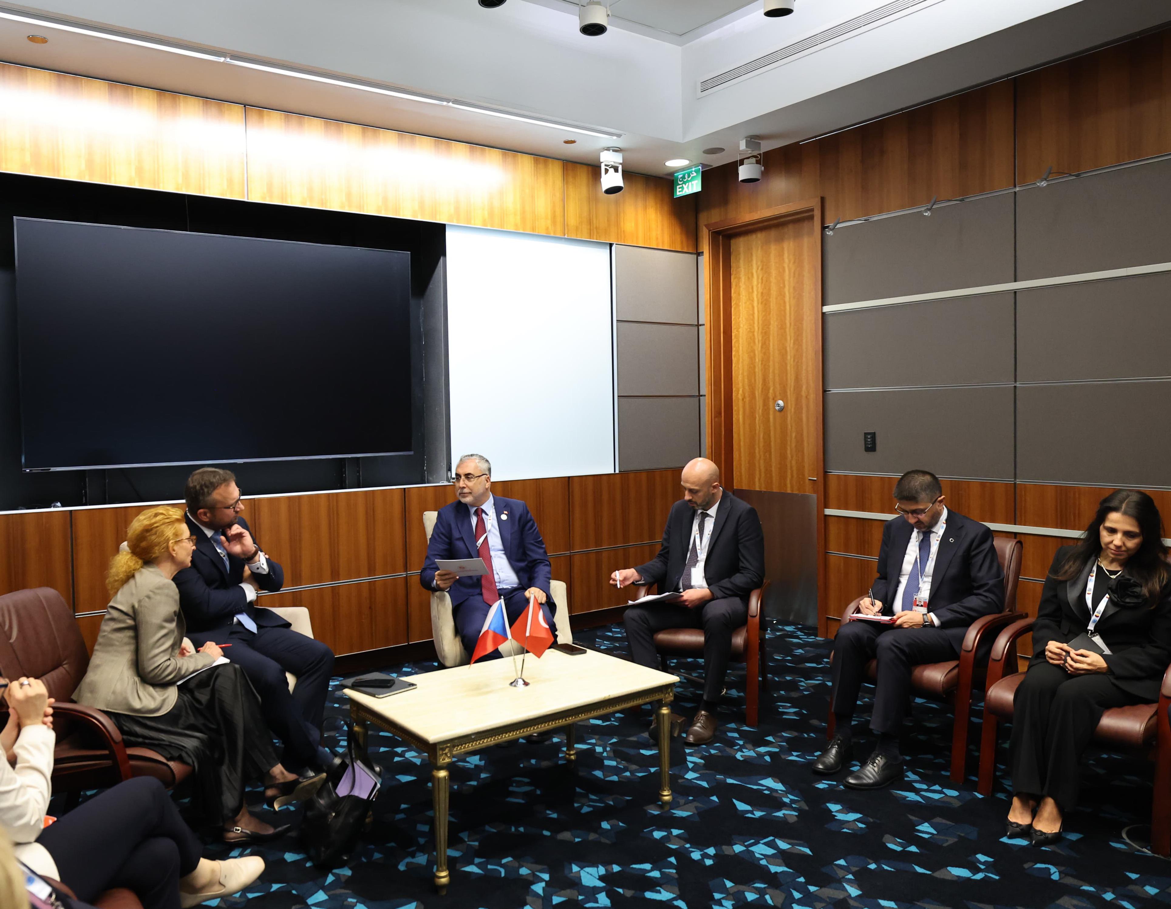 Vedat Işıkhan Finlandiyalı mevkidaşı ile görüşme