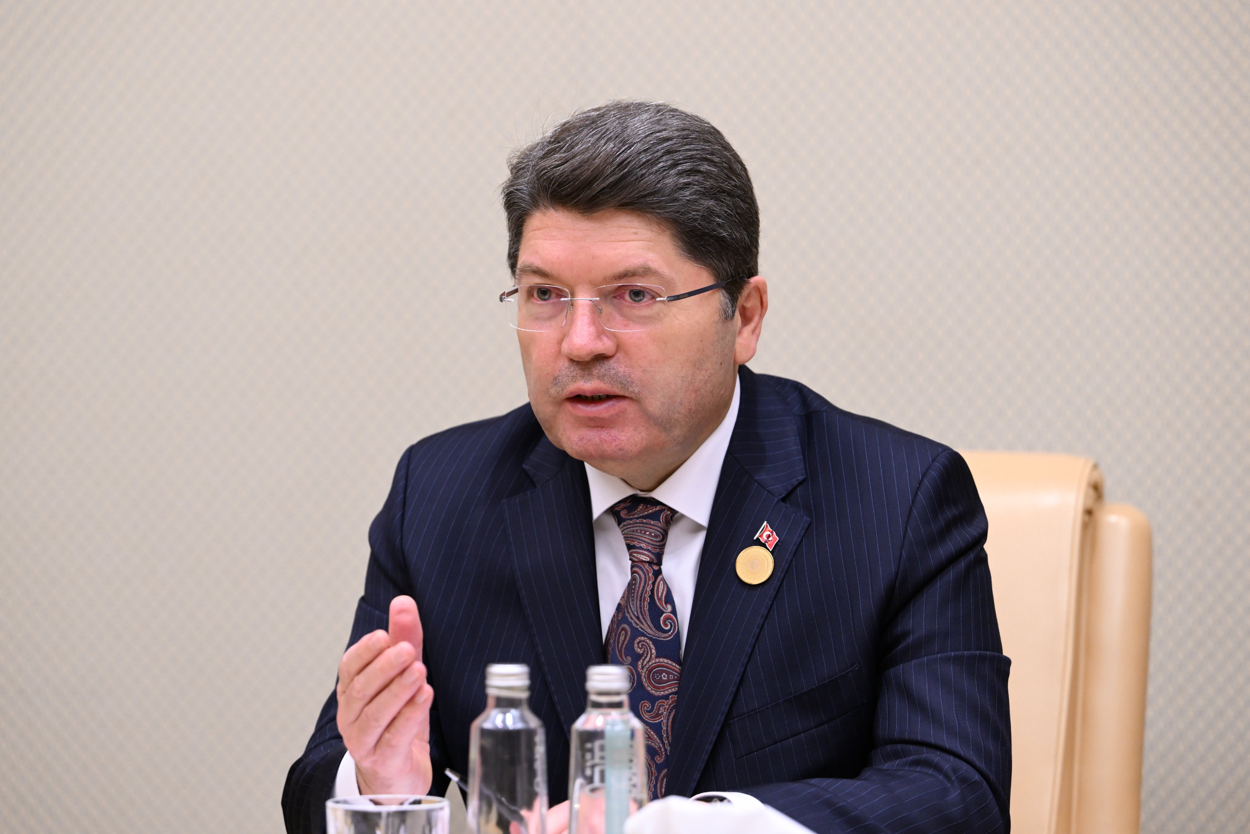 Adalet Bakanı Yılmaz Tunç İran Adalet Bakanı Emin Hüseyin Rahimi görüşme