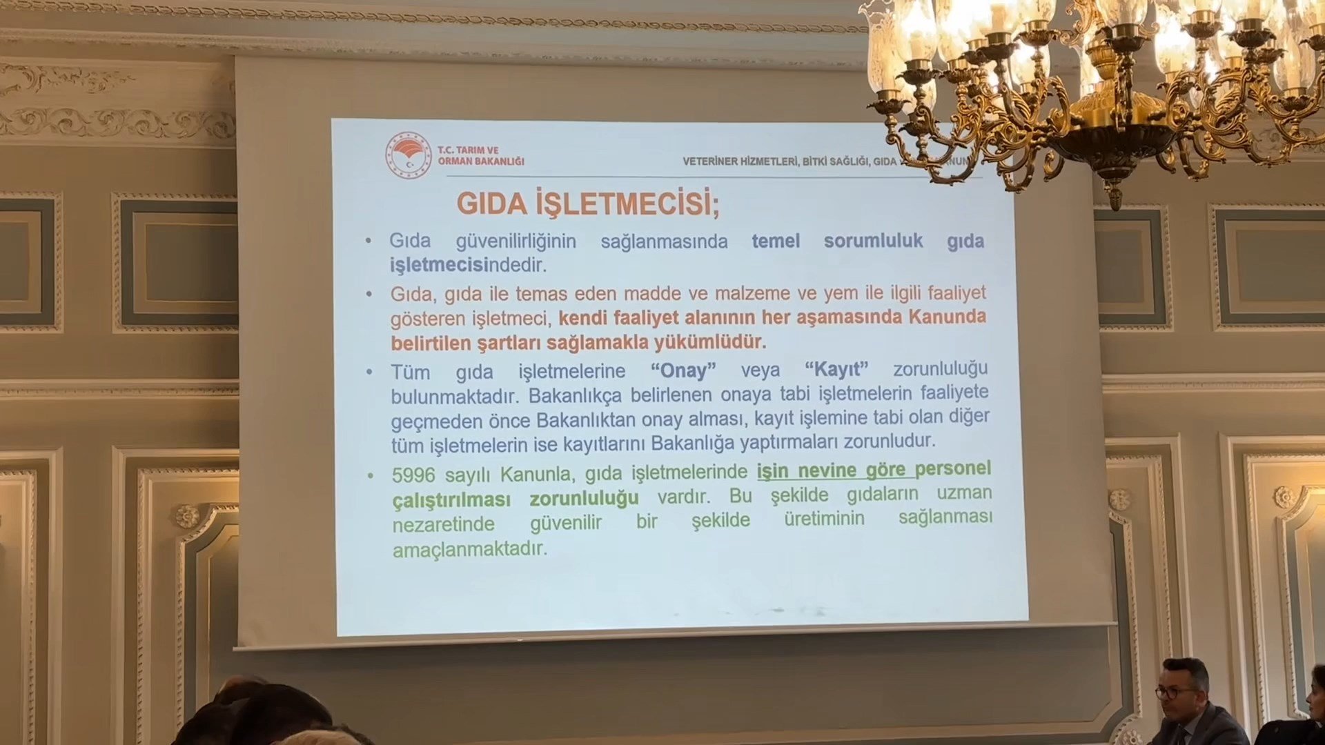 İstanbul Gıda Güvenliği Toplantısı Katılımcıları