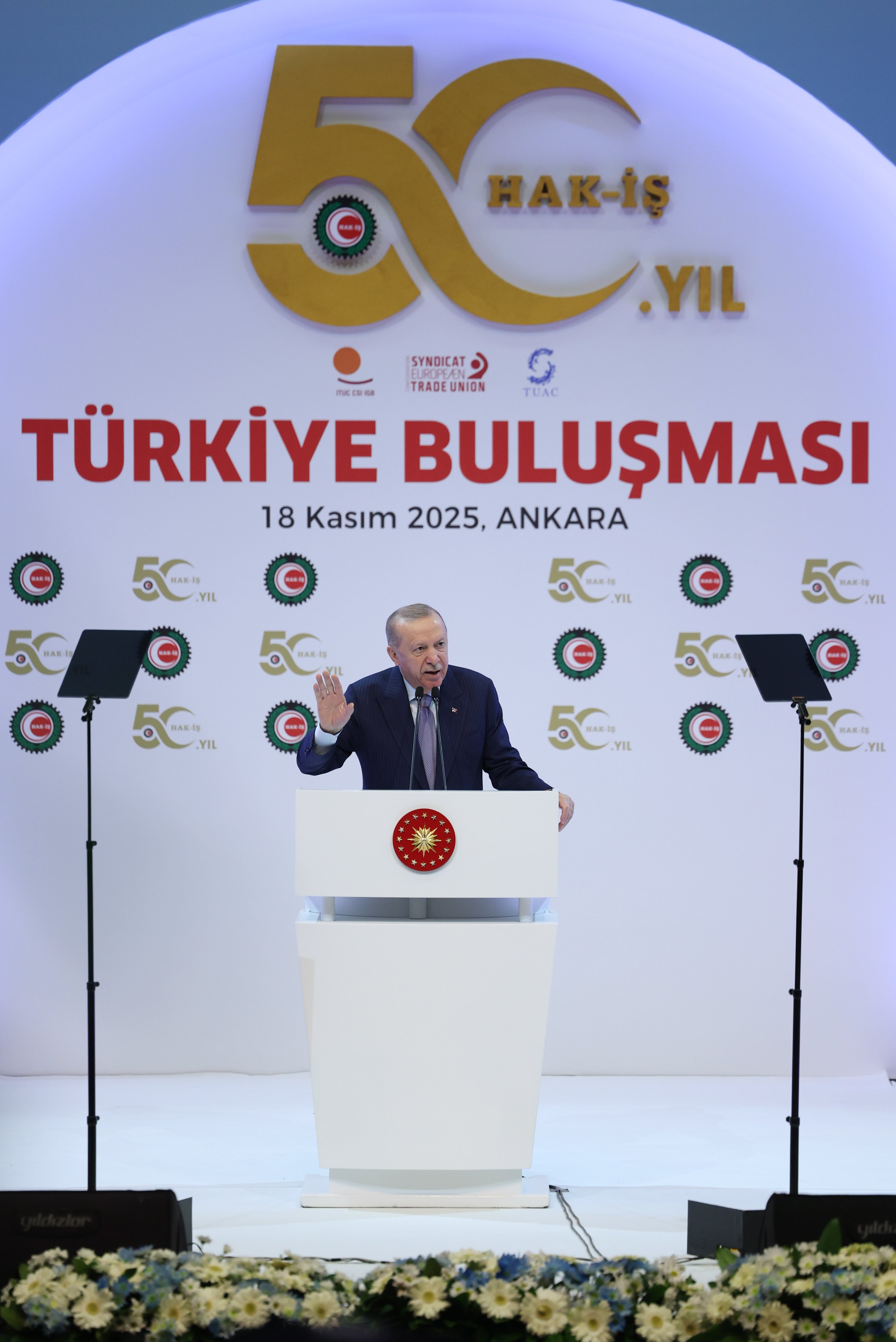 Cumhurbaşkanı Erdoğan HAK-İŞ 50. yıl