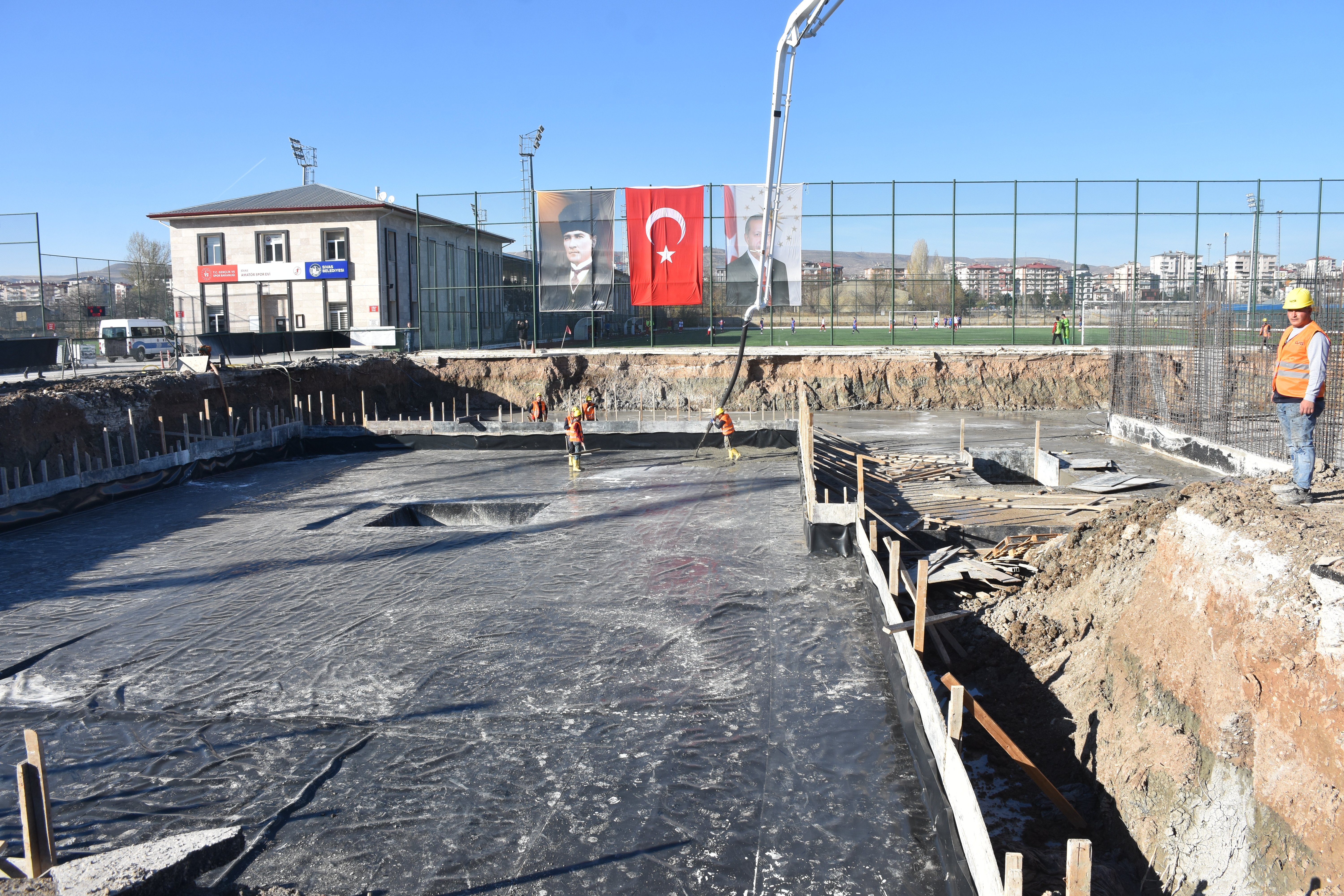 Spor tesisleri tören