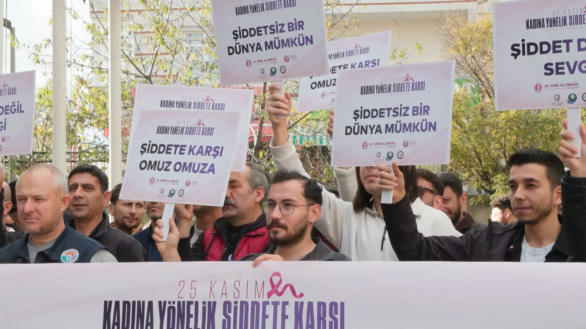 Tuzla Belediyesi Kadına Şiddet Yürüyüşü