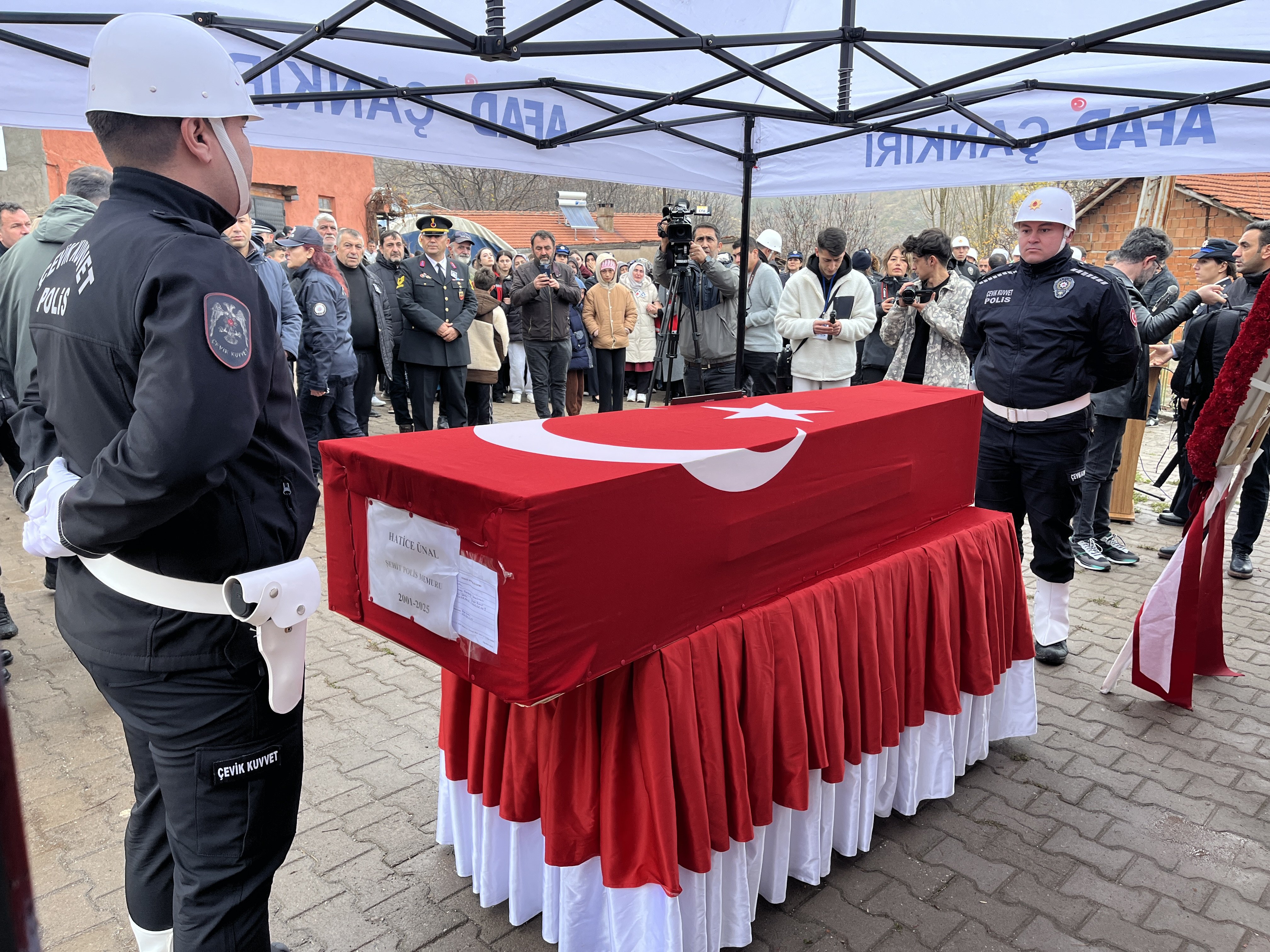 Şehit Polis Memuru Hatice Ünal Cenaze Töreni