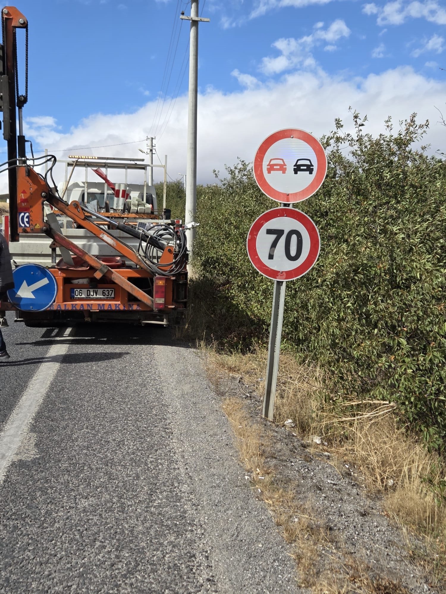 Trafik Levha Kaldırma Çalışmaları