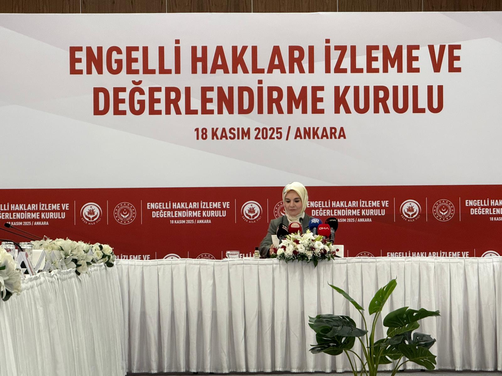 Bakan Mahinur Göktaş Engelli Hakları Toplantısı