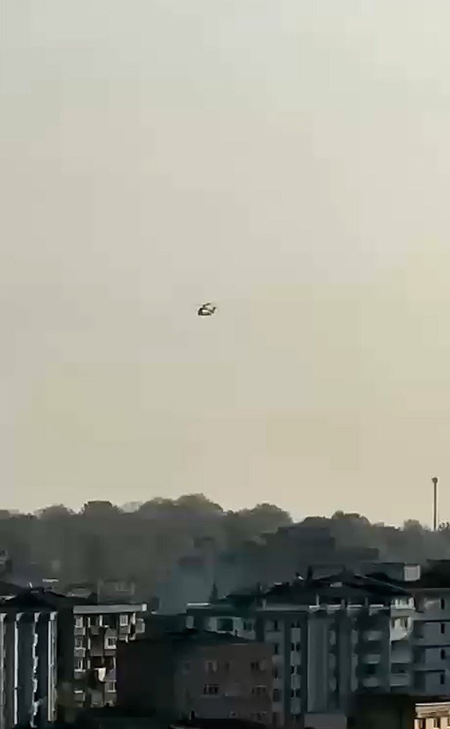 Samsun helikopter saygı duruşu Atatürk