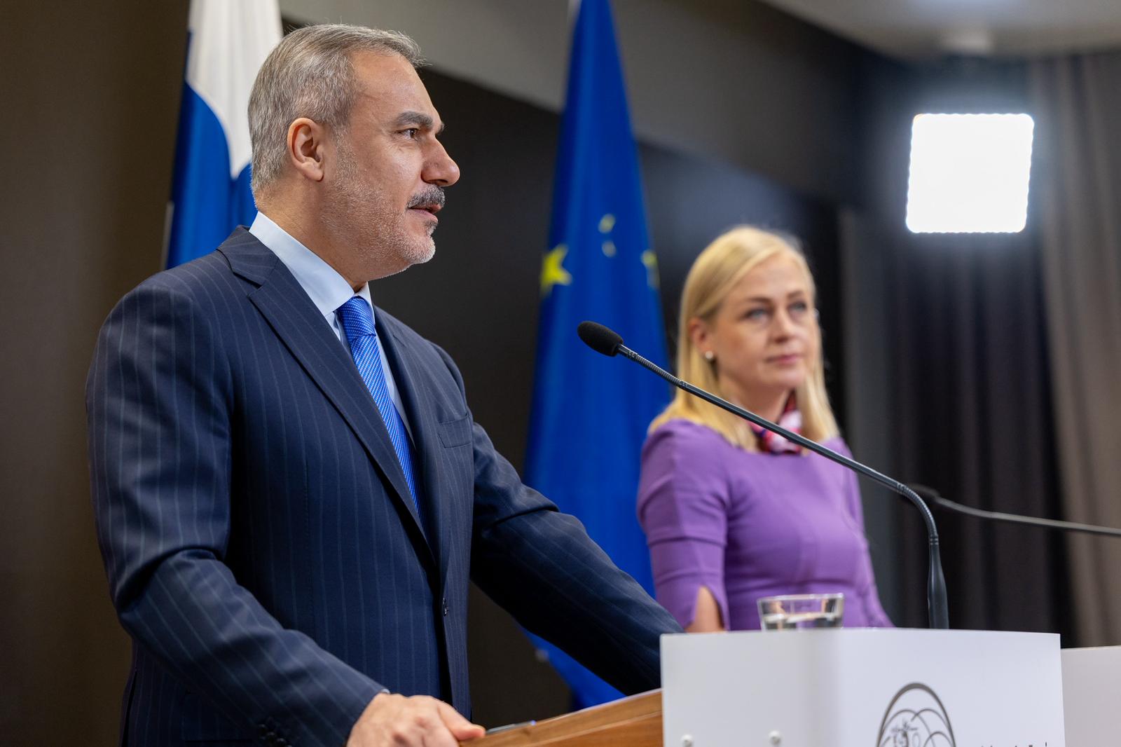 Hakan Fidan basın toplantısı