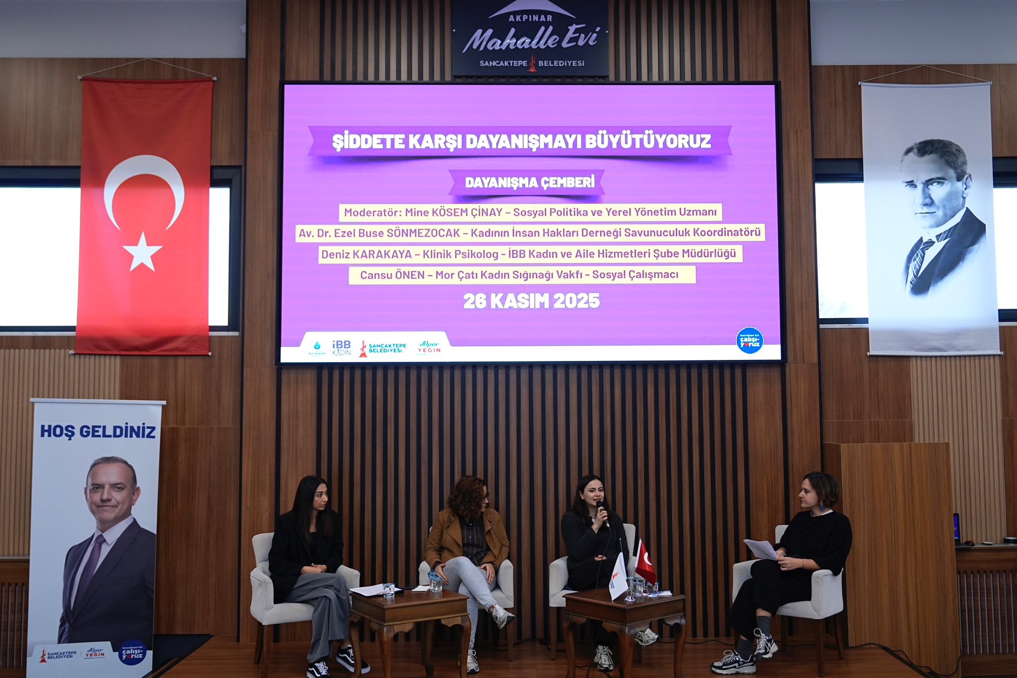 Kadına şiddetle mücadele dayanışma çemberi