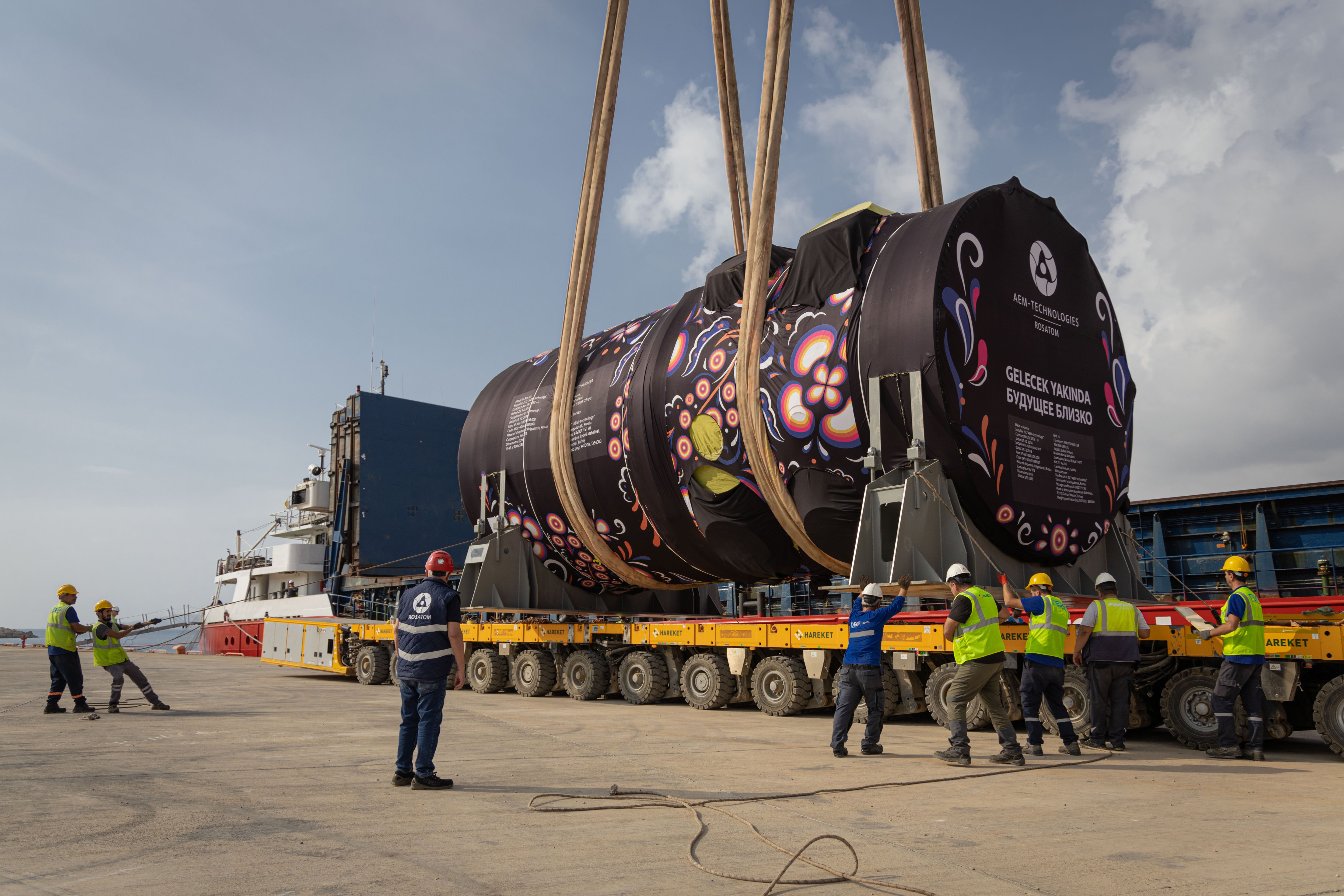 Akkuyu NGS inşaat çalışmaları