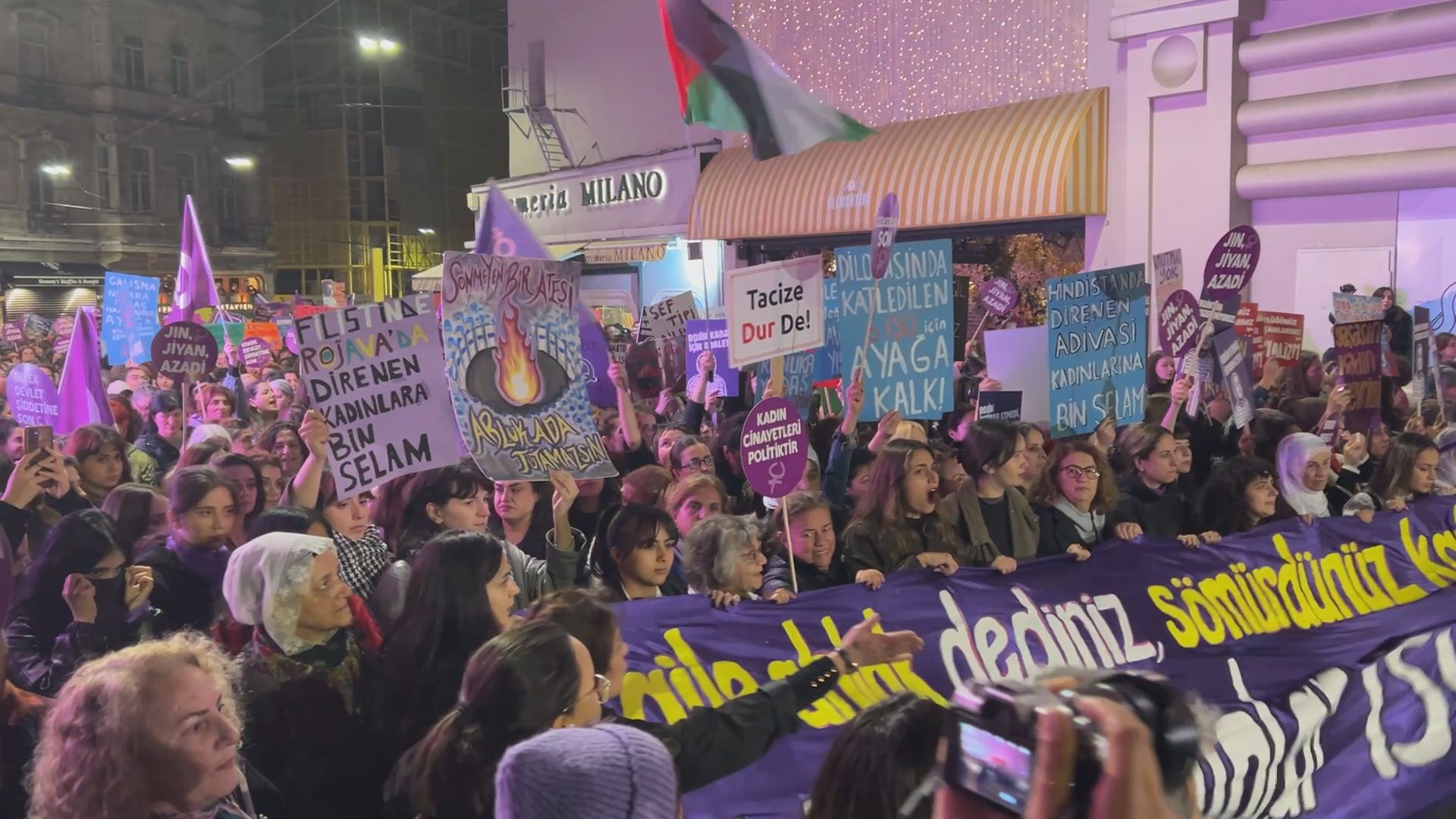Kadına Şiddet Protestosu