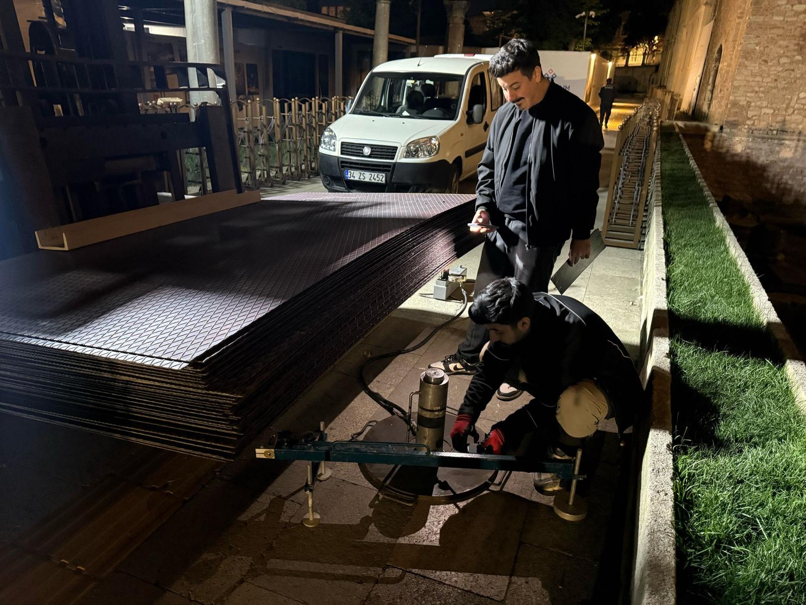 Ayasofya İç Mekan Çalışmaları