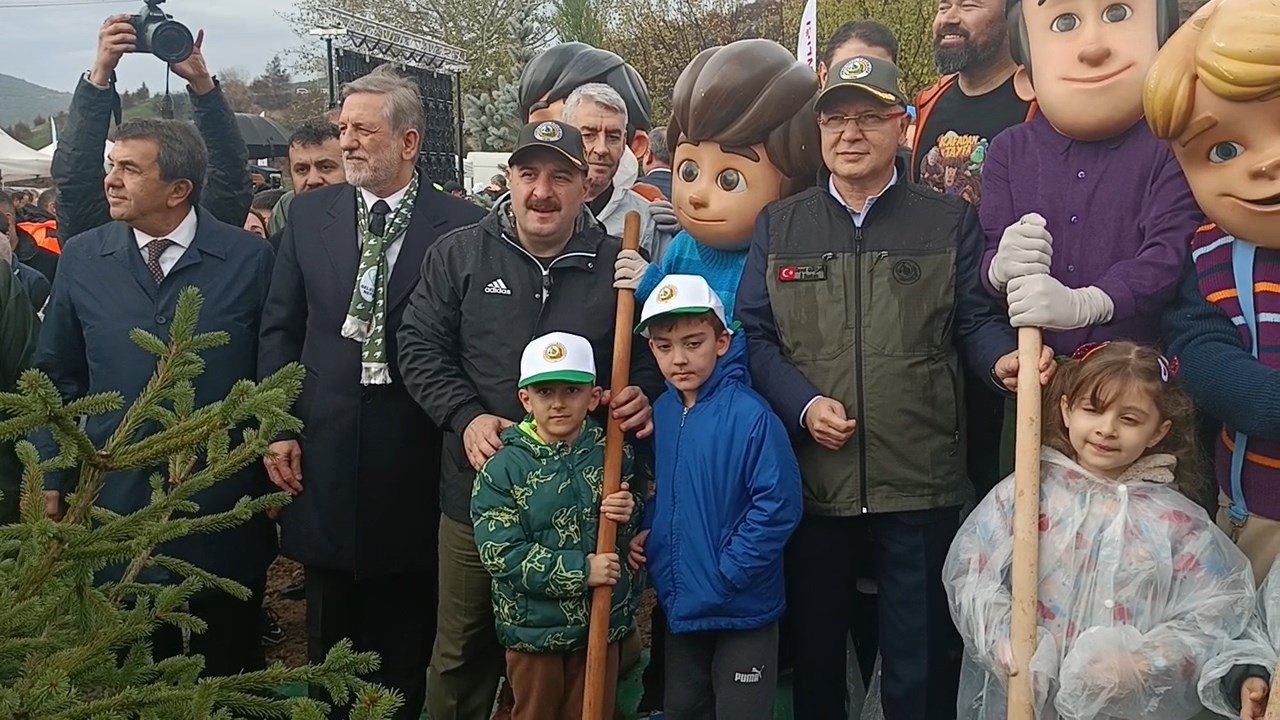 Bursa Orman Yangını Sonrası Fidan Dikimi