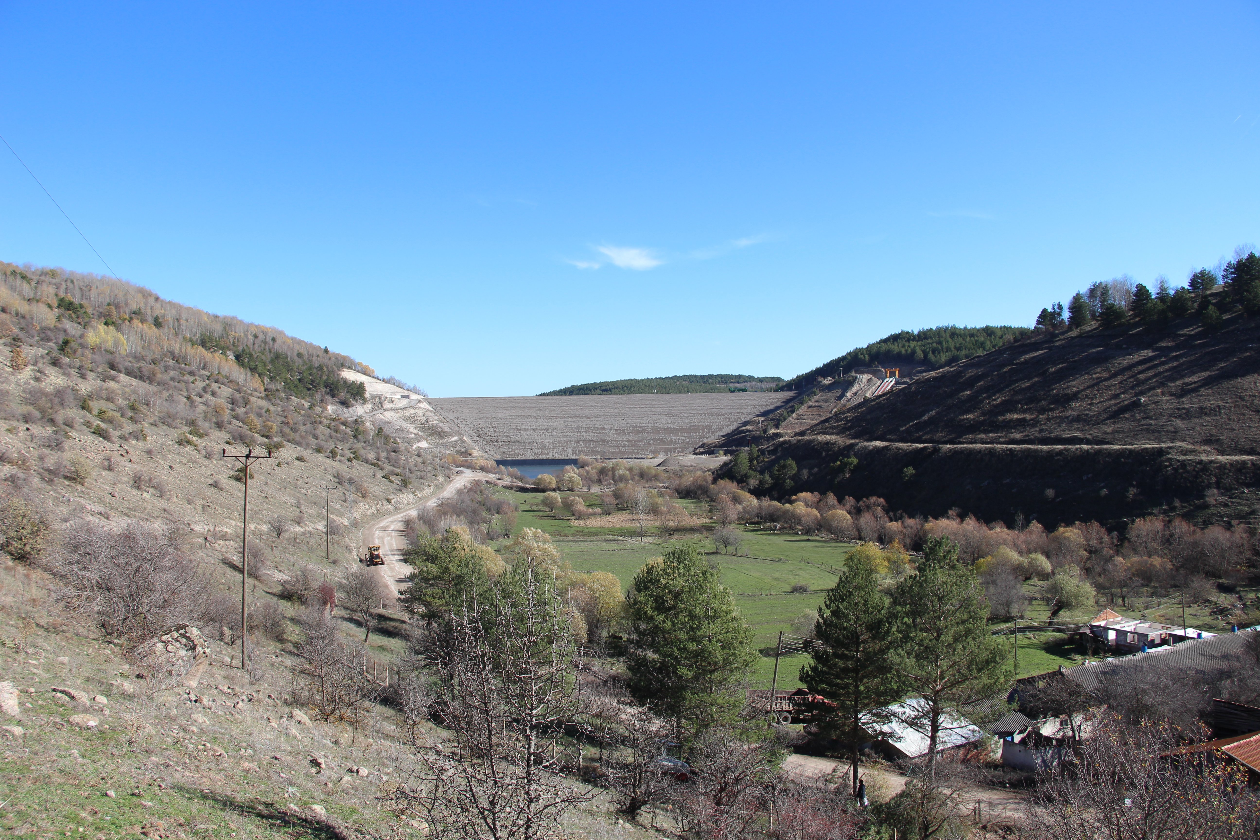 Baraj İnşaatı Genel Görünüm