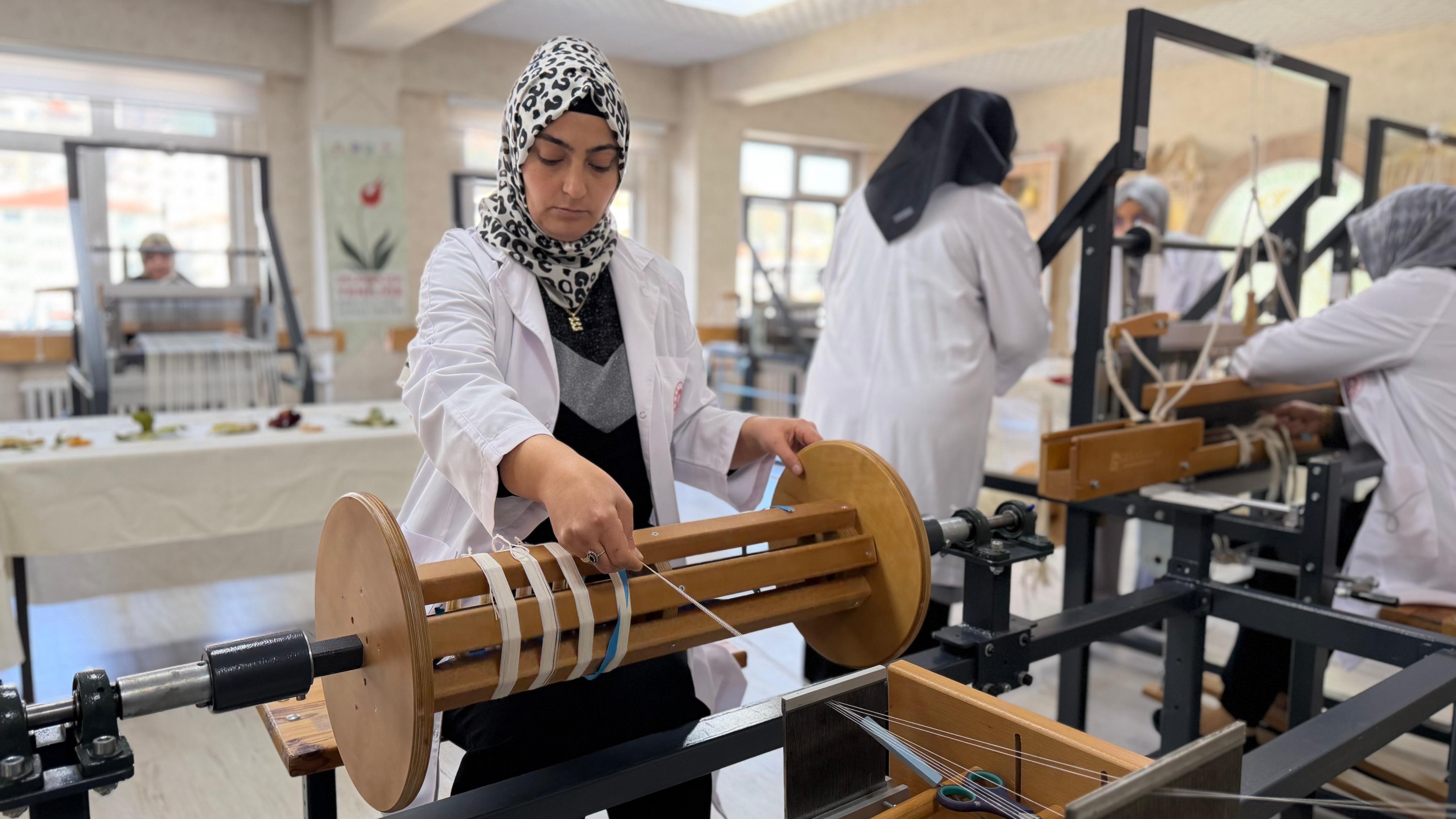 Sof kumaşı dokuma süreci