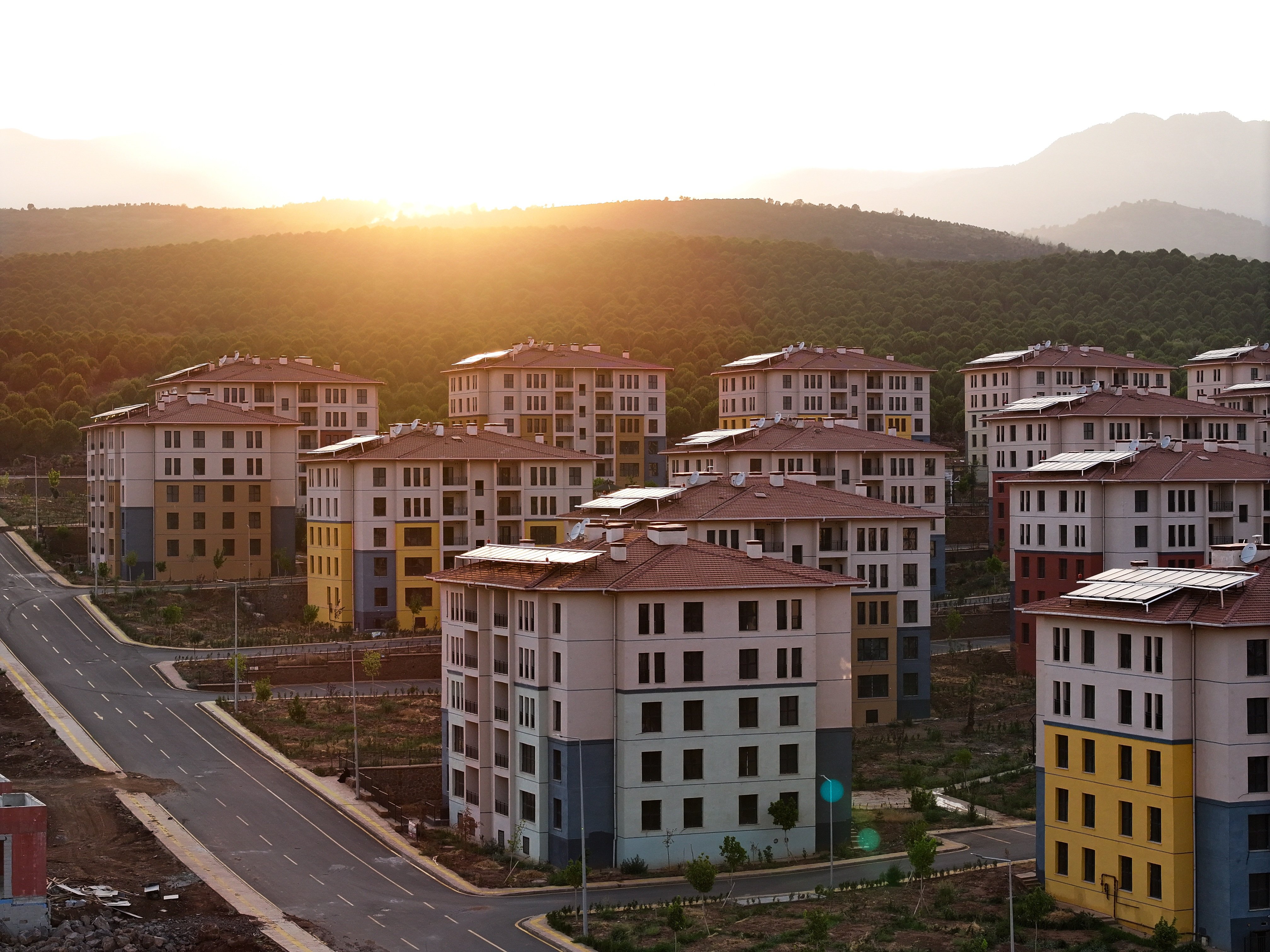 Deprem bölgesi altyapı çalışmaları