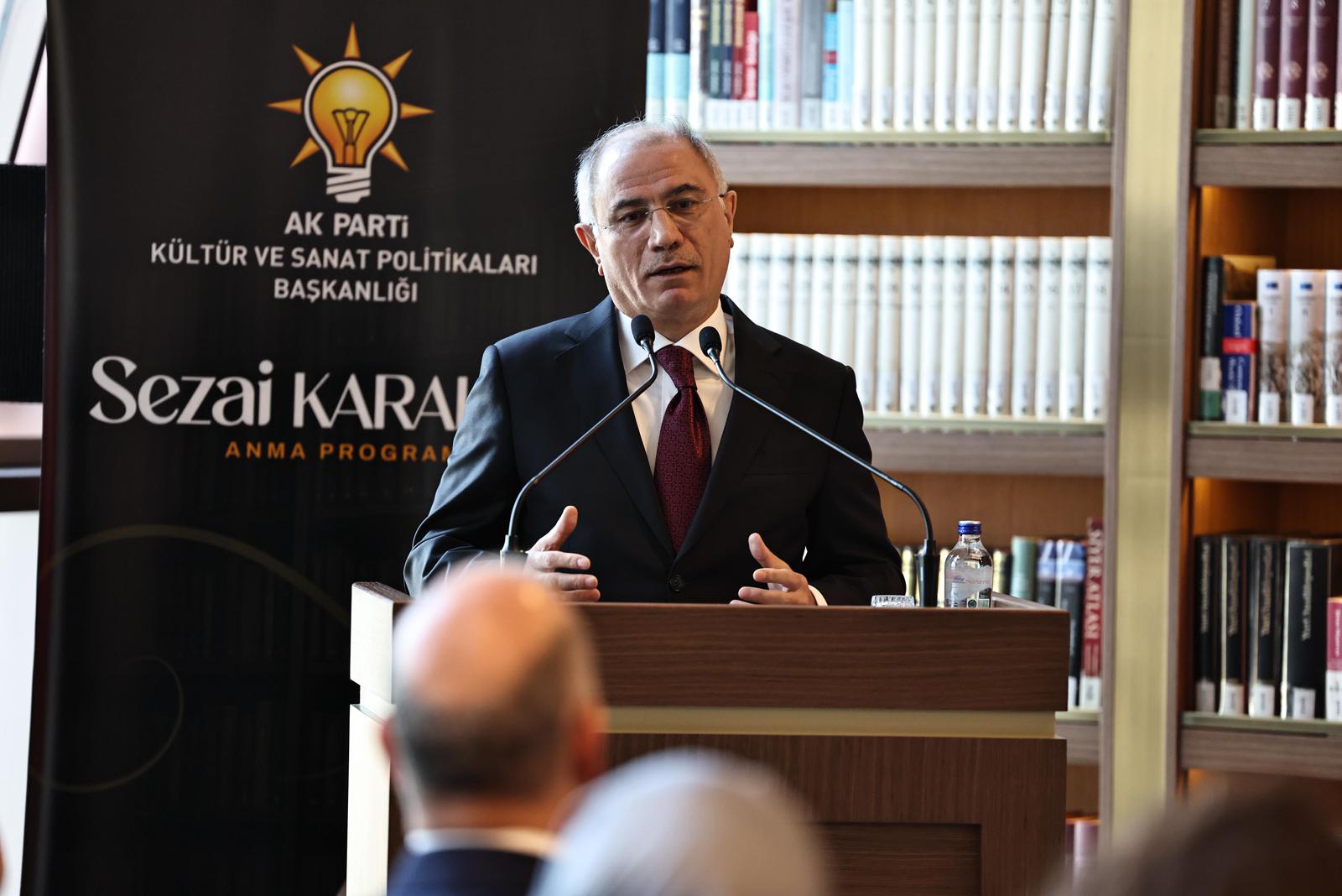 Sezai Karakoç Anma Programı AK Parti