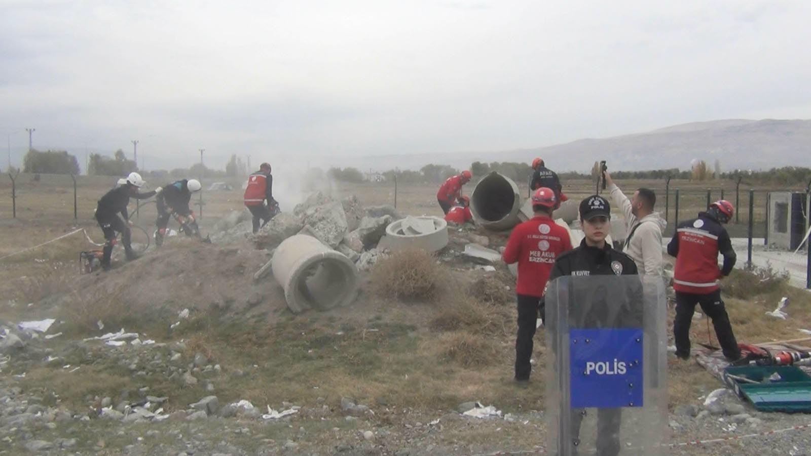 Deprem Tatbikatı Kurtarma Operasyonu