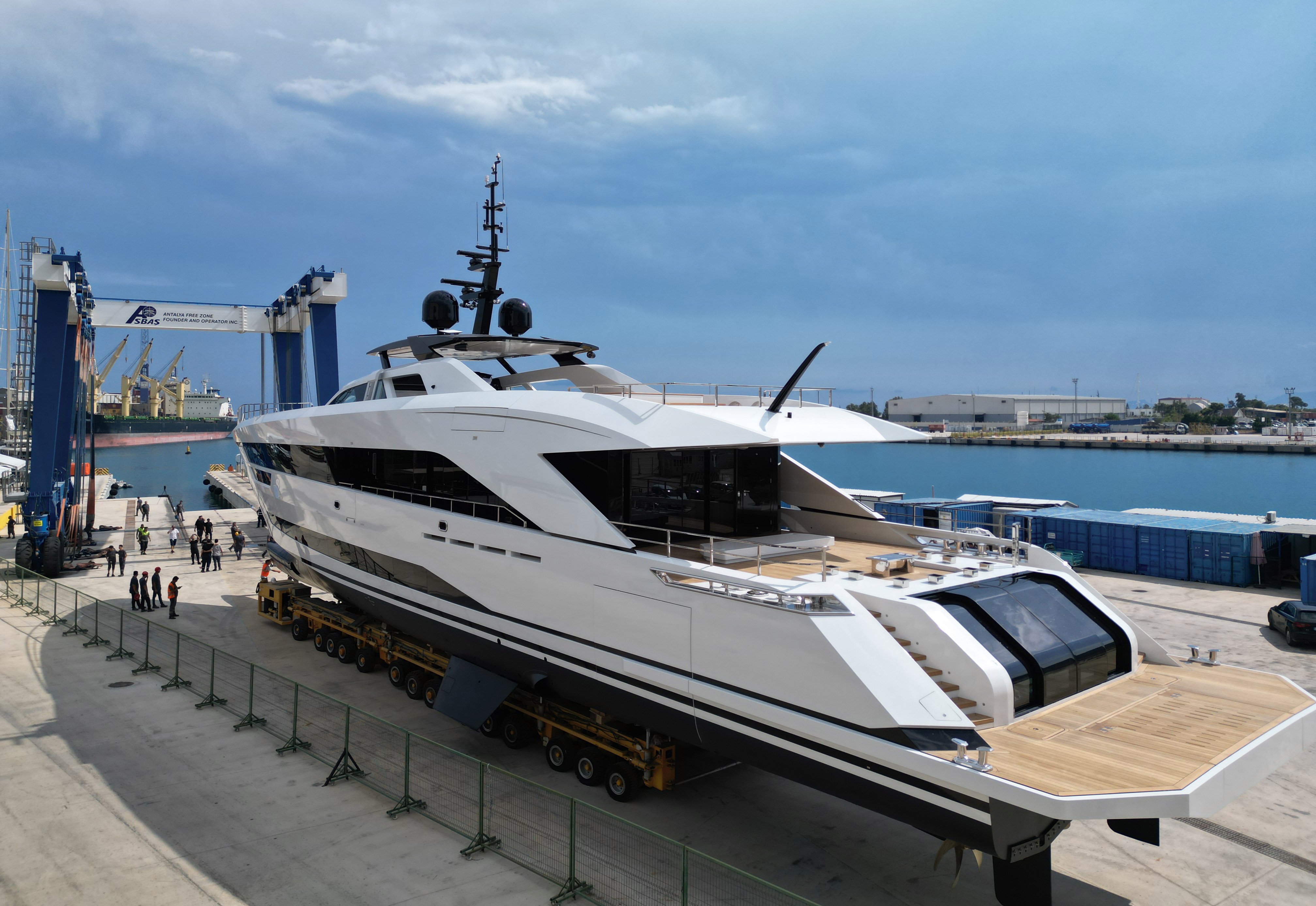 Süper lüks yat üretimi