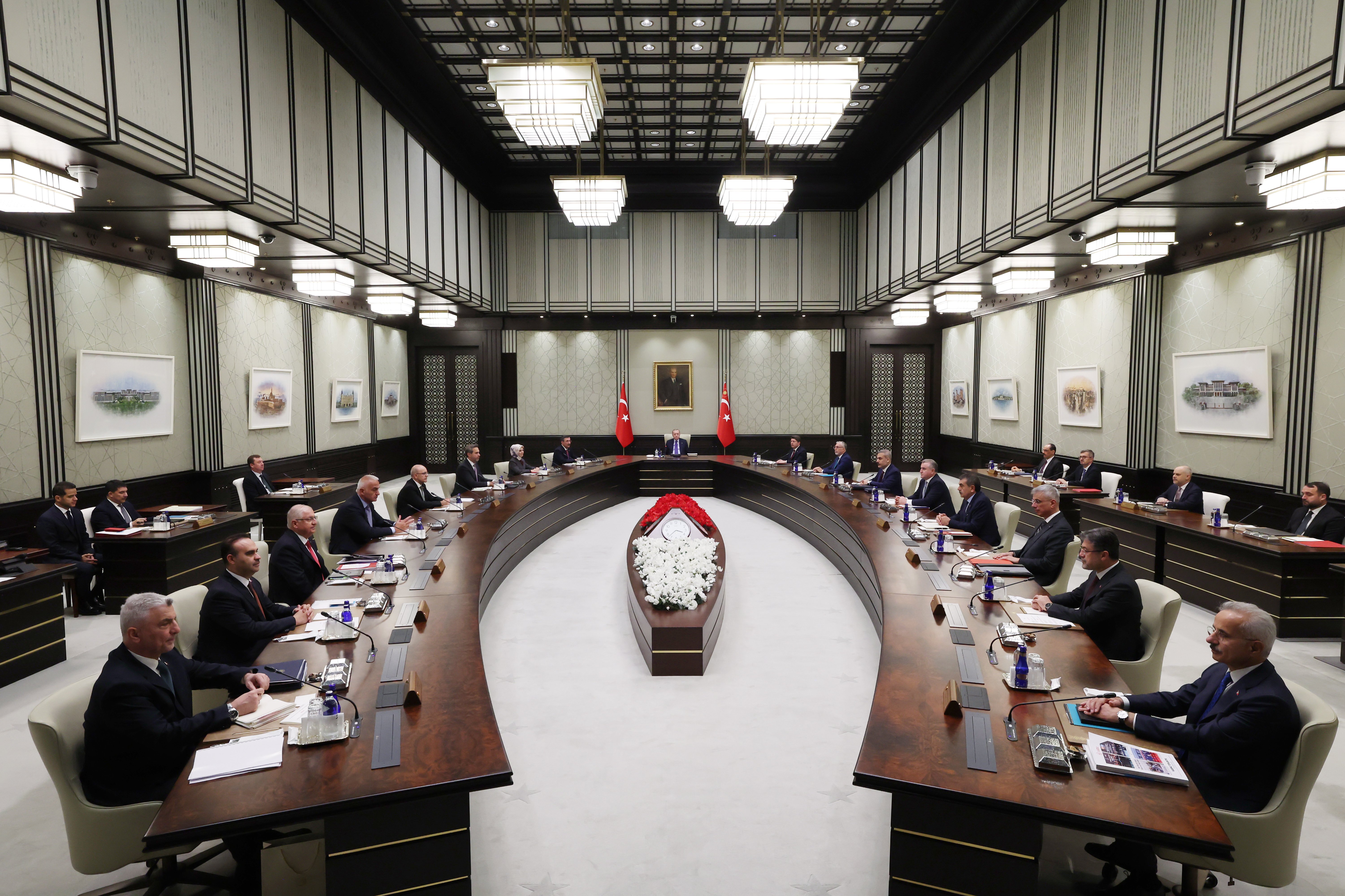 Cumhurbaşkanı Erdoğan Kabine Toplantısı