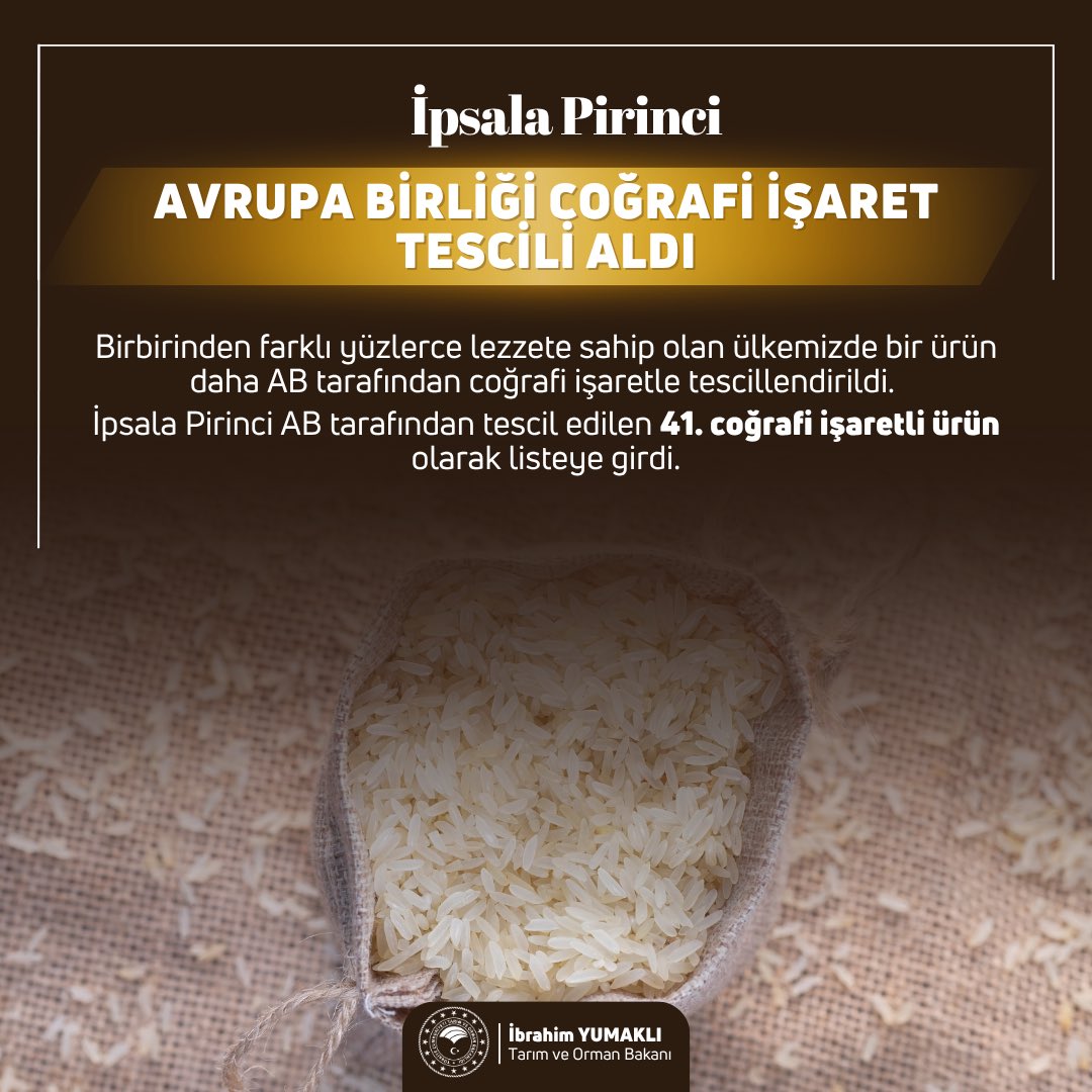 Tarım ve Orman Bakanı İbrahim Yumaklı