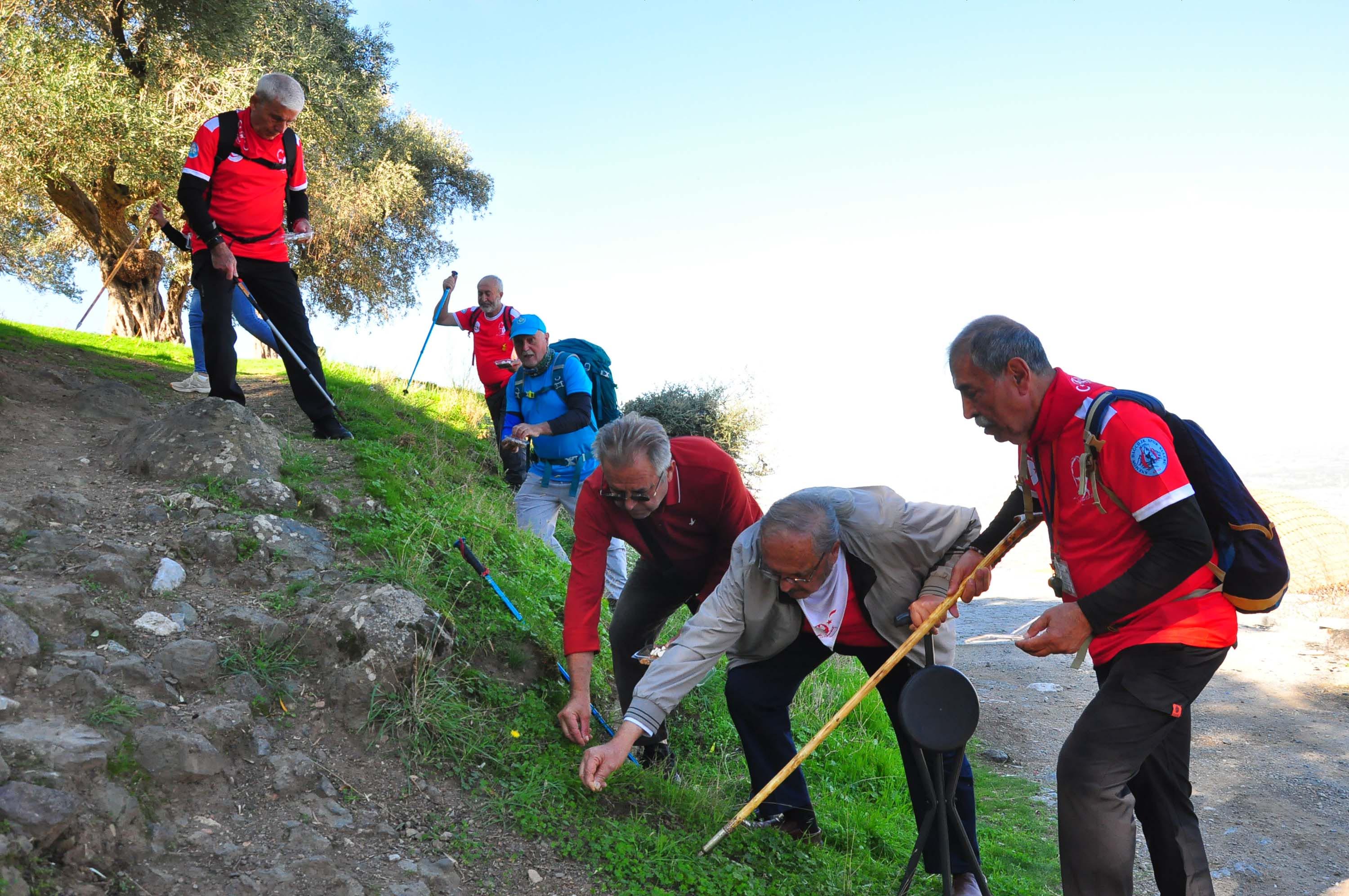 Gönüllüler tohum dağıtımında