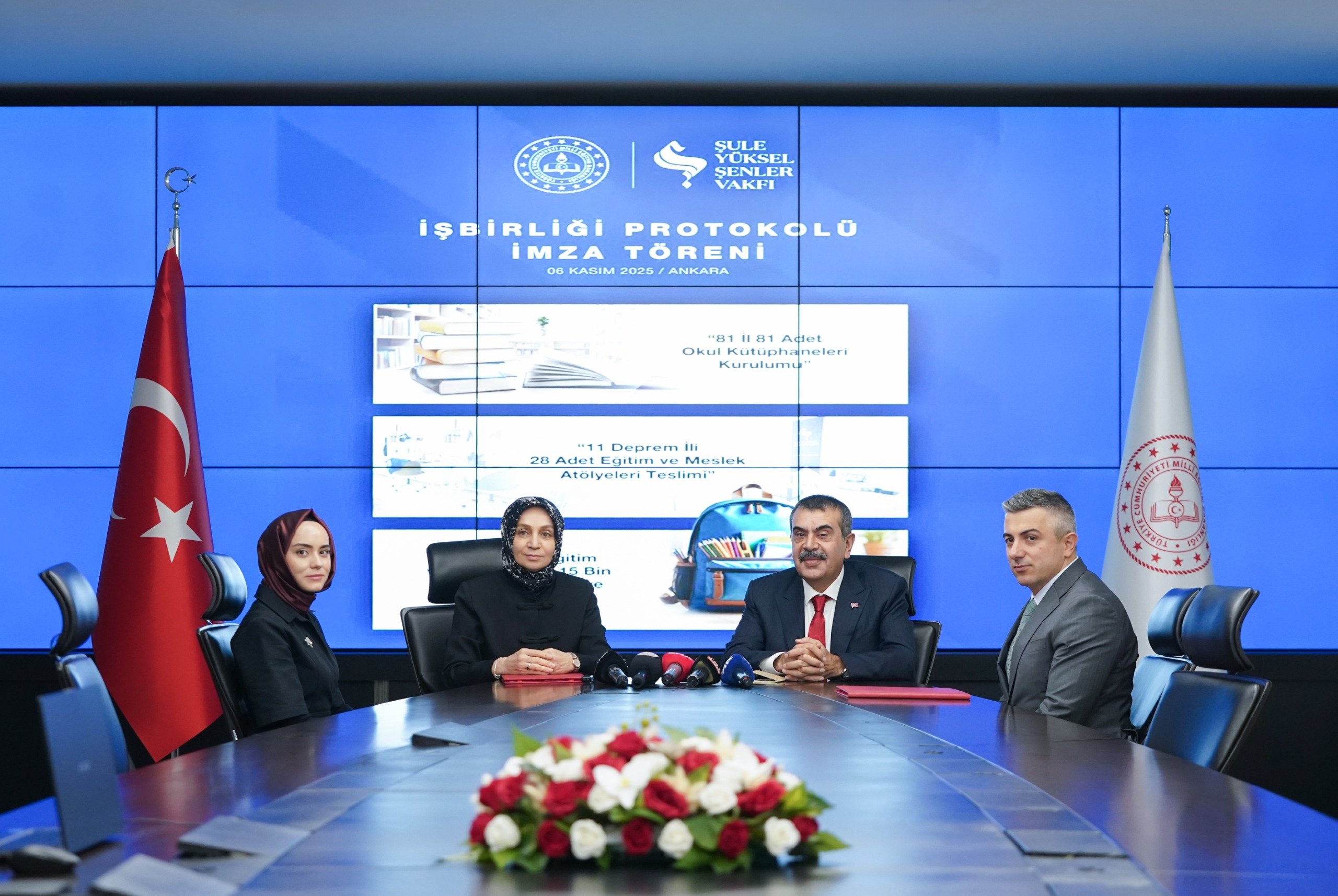 Yusuf Tekin kütüphane protokolü imza